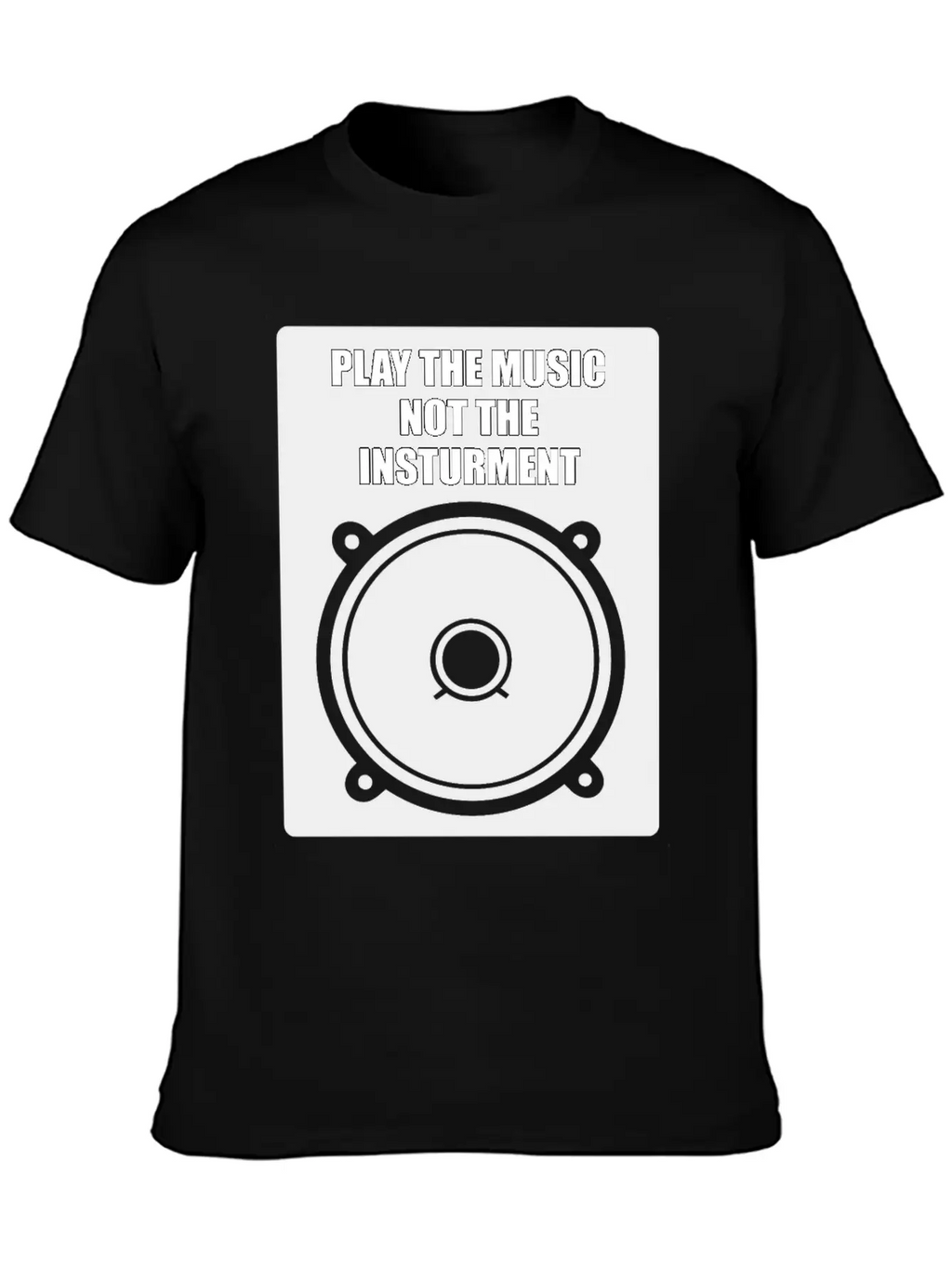 Play The Music Classic Fit Graphic Tee For Daily Comfort – Unisex Cotton Shirt