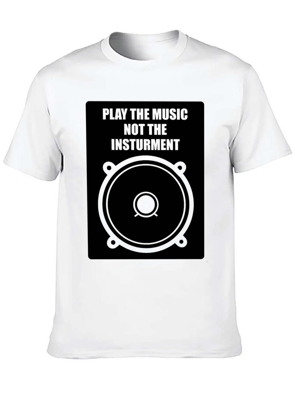 Play The Music Classic Fit Graphic Tee For Daily Comfort – Unisex Cotton Shirt