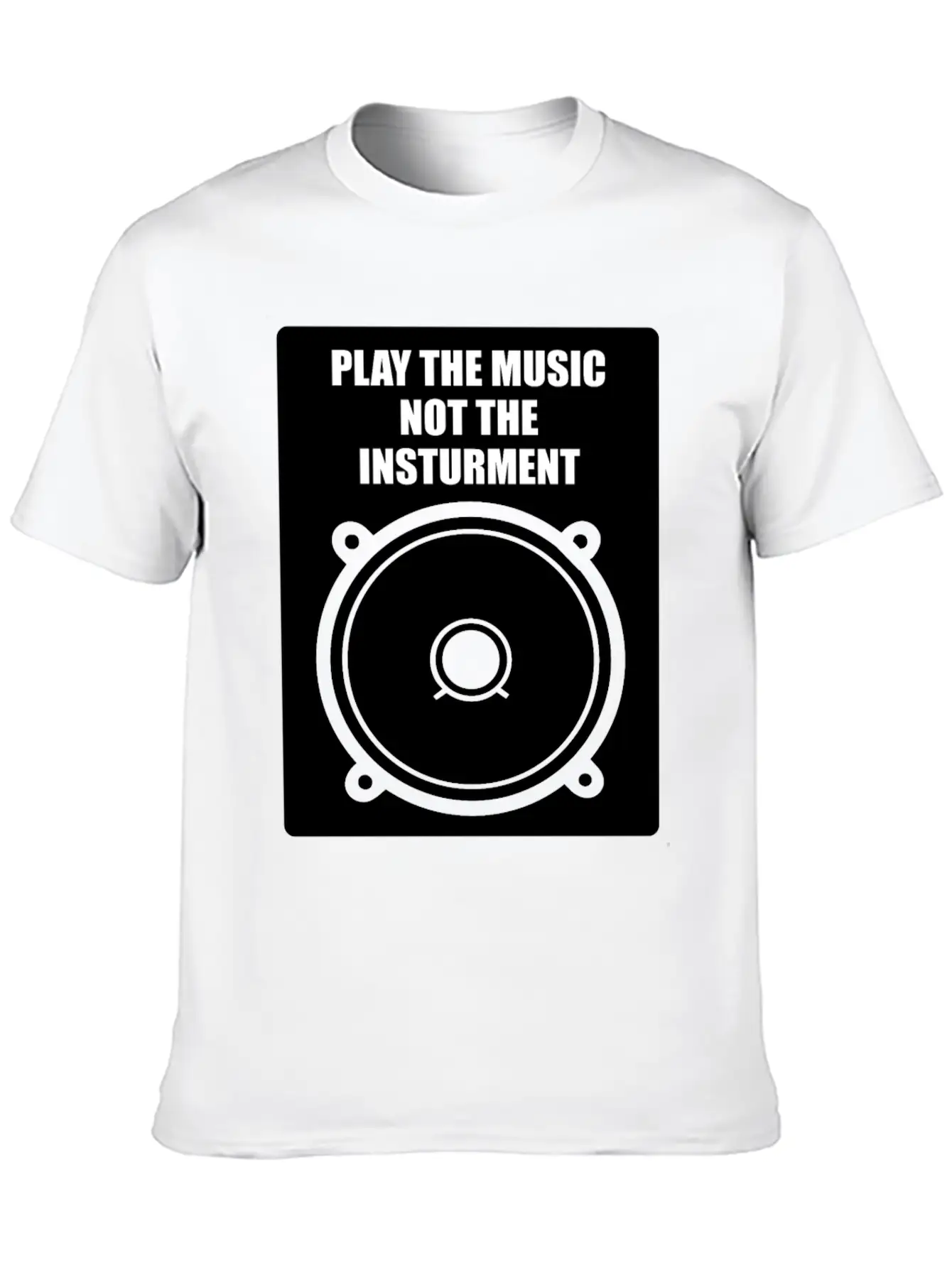 Play The Music Classic Fit Graphic Tee For Daily Comfort – Unisex Cotton Shirt
