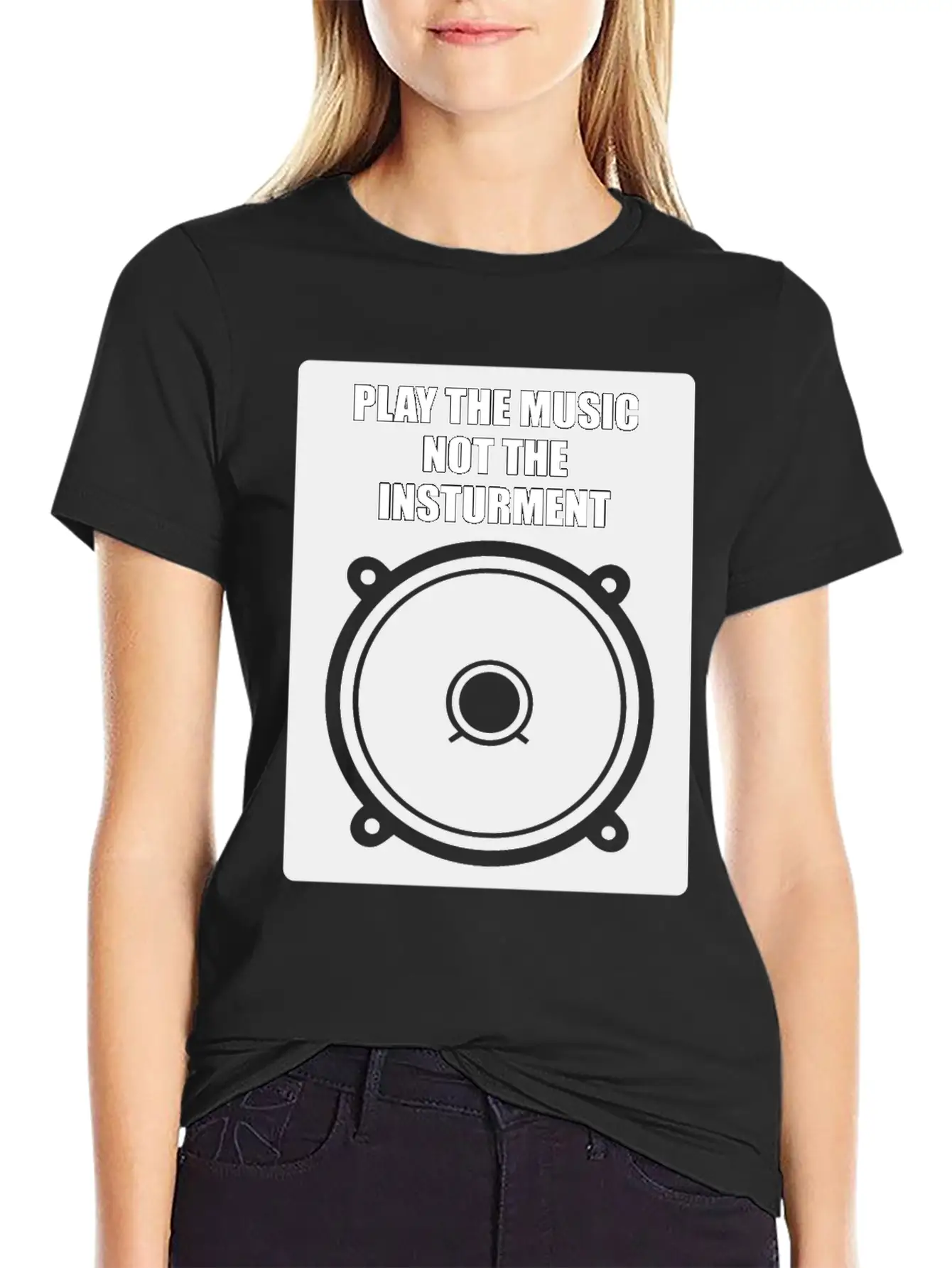 Play The Music Classic Fit Graphic Tee For Daily Comfort – Unisex Cotton Shirt