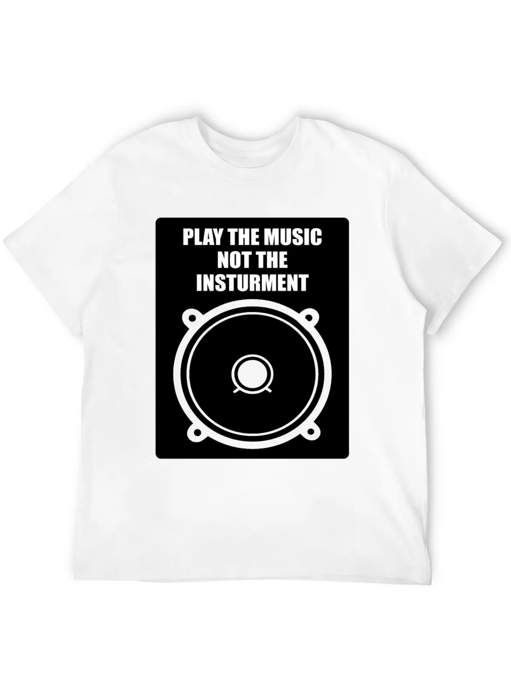 Play The Music Classic Fit Graphic Tee For Daily Comfort – Unisex Cotton Shirt