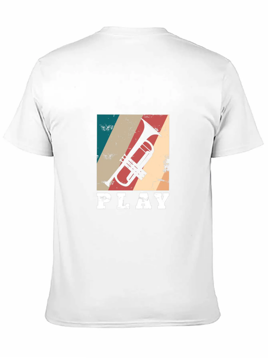 Play Trumpet Art Gift Christmas Birthday Kids Casual Graphic T-Shirt – Simple And Comfortable Daily Wear