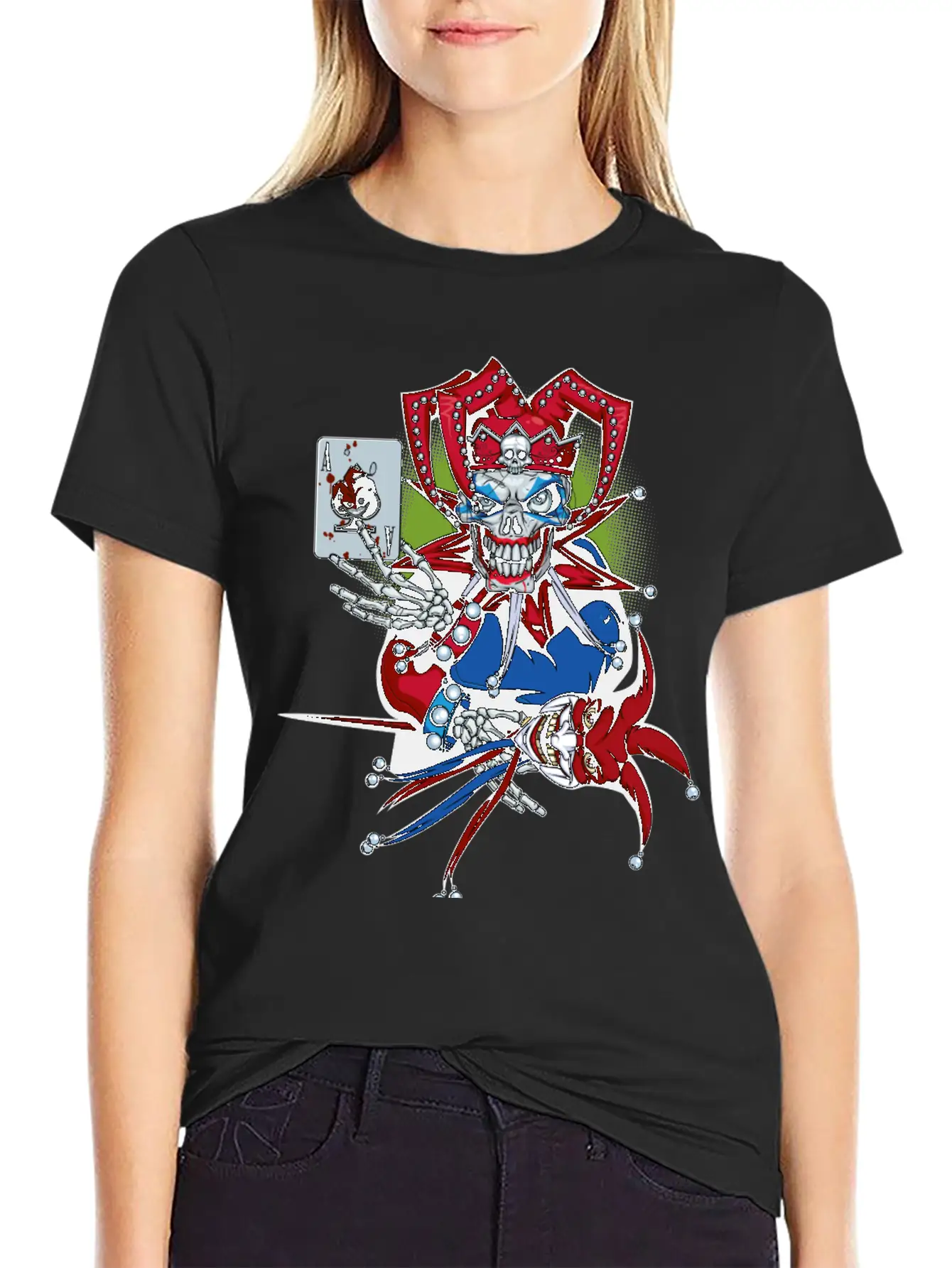Playing Joker Essential Cotton Tee For Daily Outfits – Unisex Style