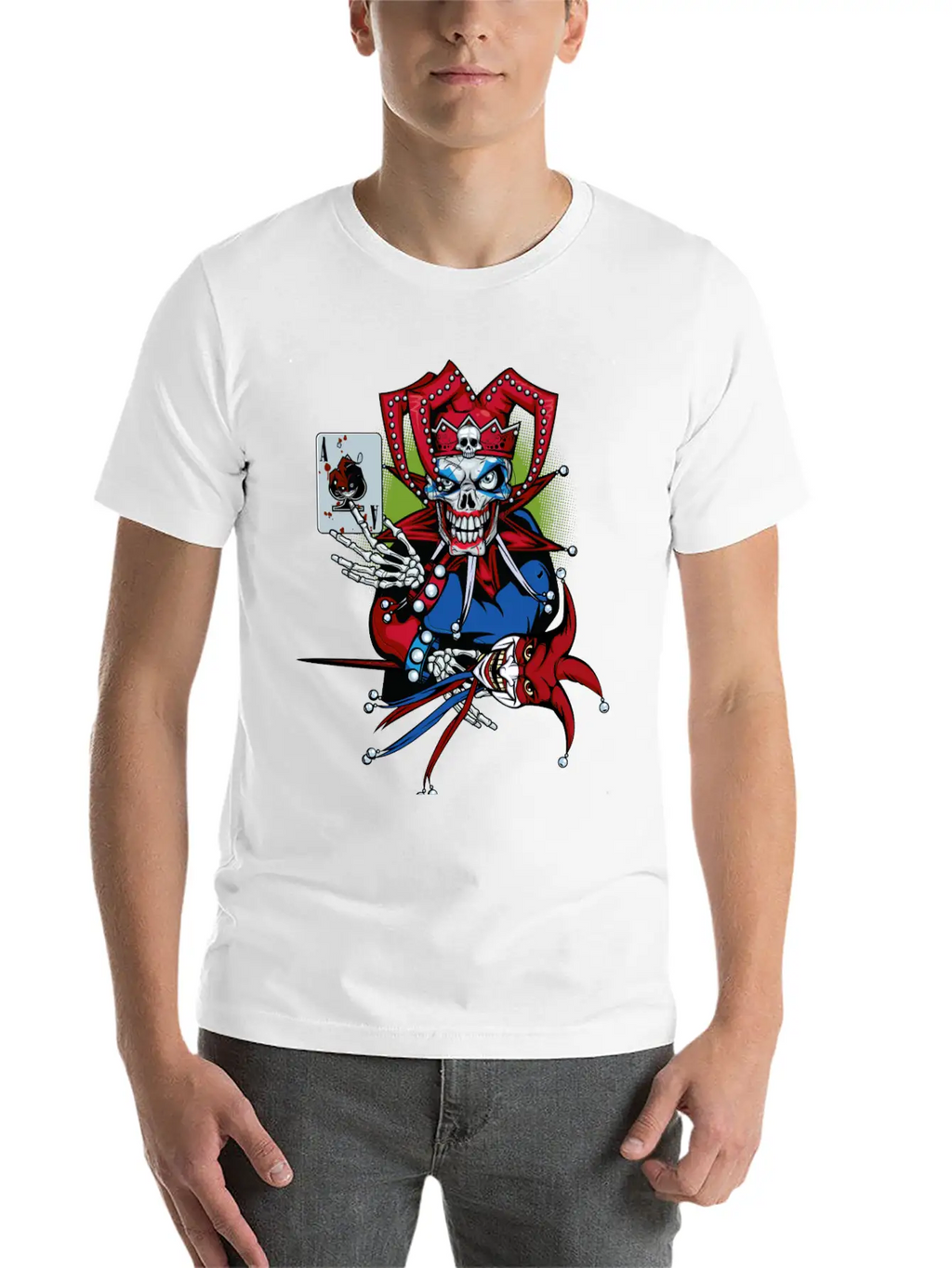 Playing Joker Essential Cotton Tee For Daily Outfits – Unisex Style