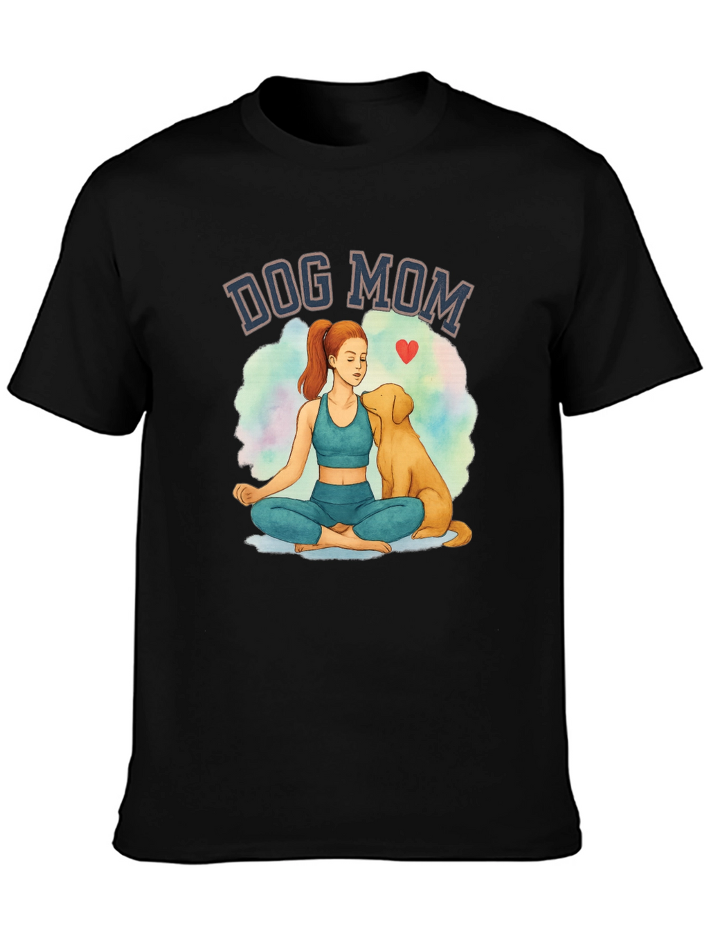 Dog Mom Yoga Graphic Tee