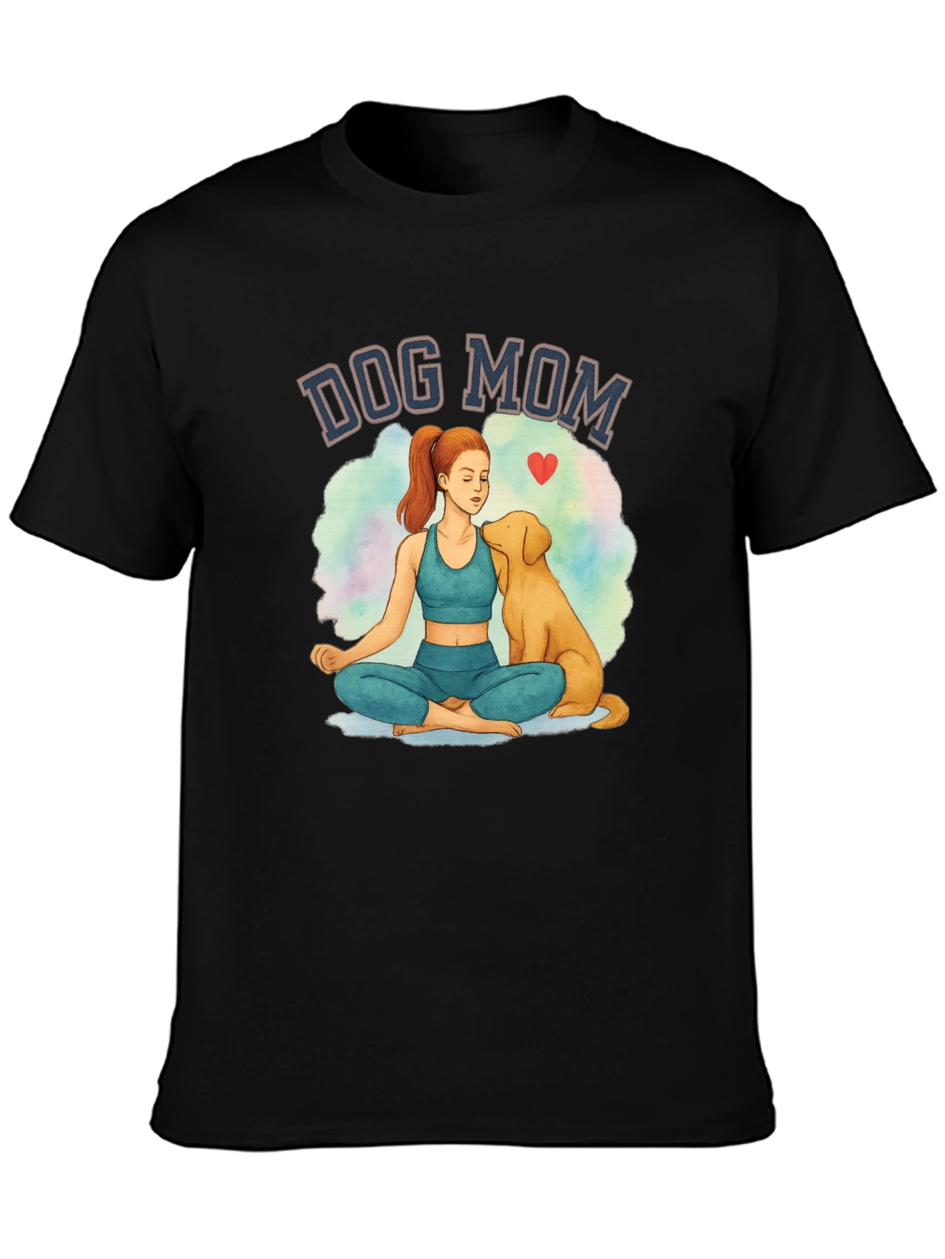 Dog Mom Yoga Graphic Tee