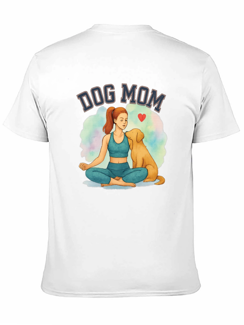 Dog Mom Yoga Graphic Tee