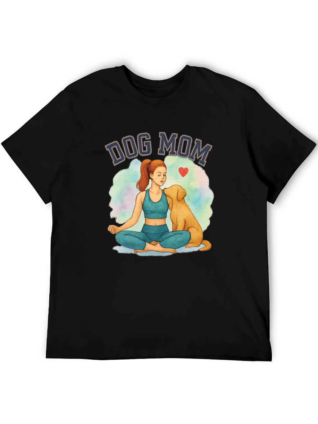 Dog Mom Yoga Graphic Tee