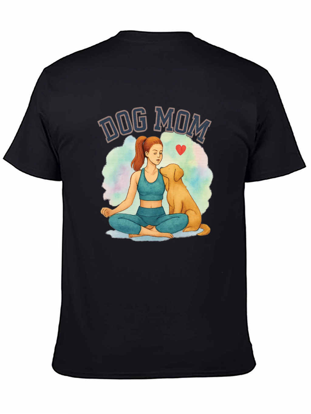 Dog Mom Yoga Graphic Tee
