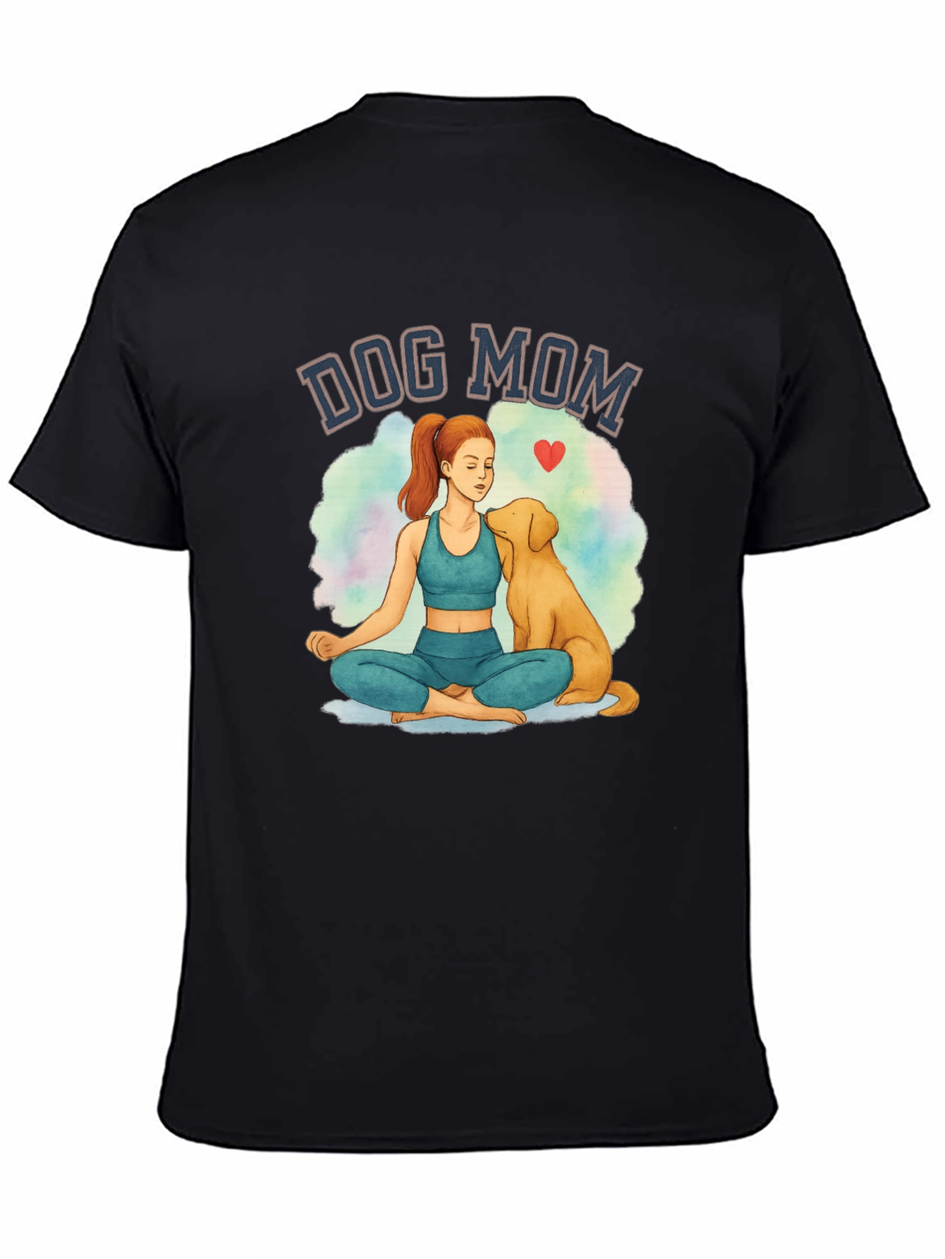 Dog Mom Yoga Graphic Tee