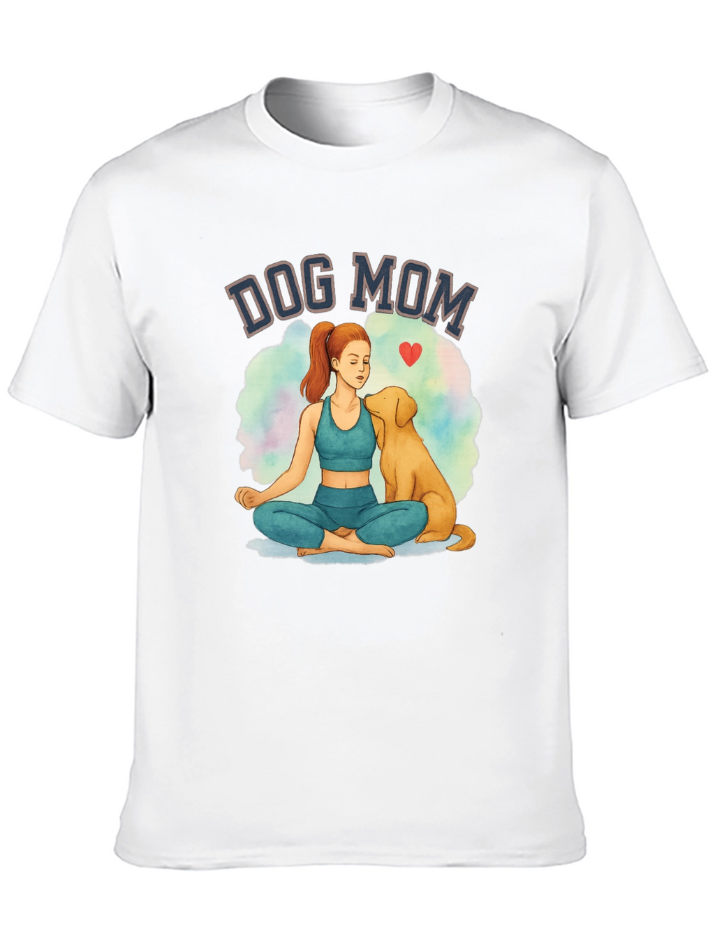 Dog Mom Yoga Graphic Tee