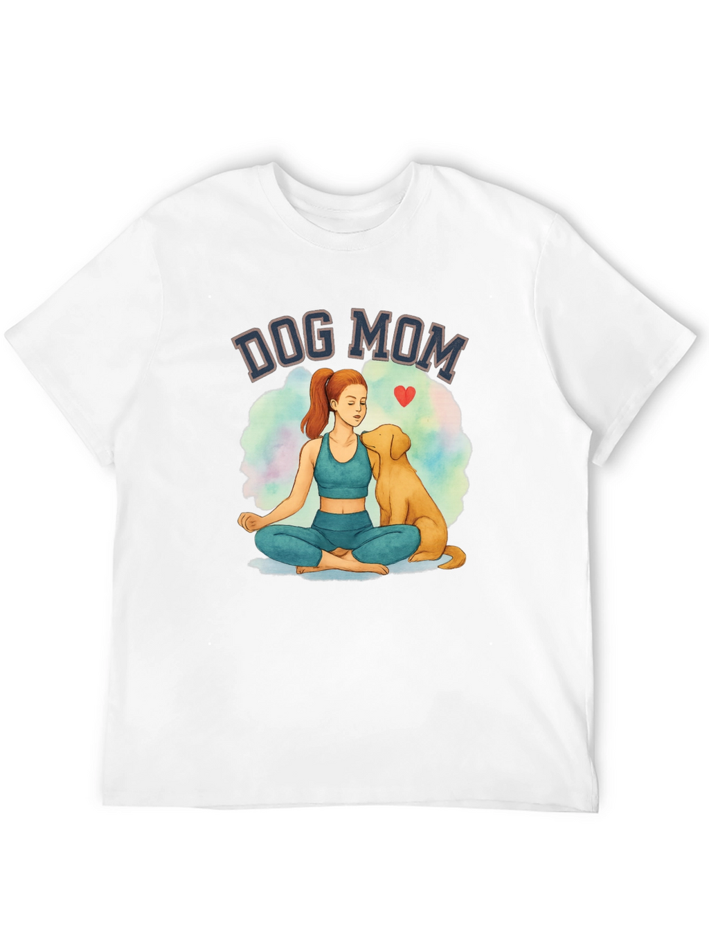 Dog Mom Yoga Graphic Tee
