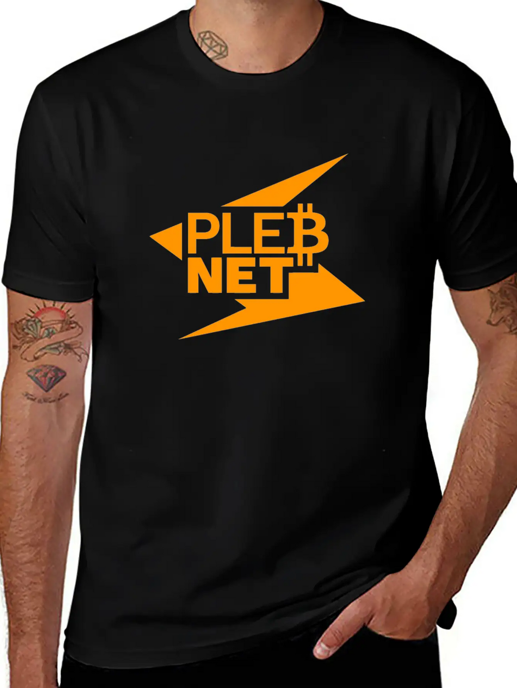 PlebNet Logo From SBDesign Classic T Shirt Breathable Soft Cotton T-Shirt – Timeless Casual Look