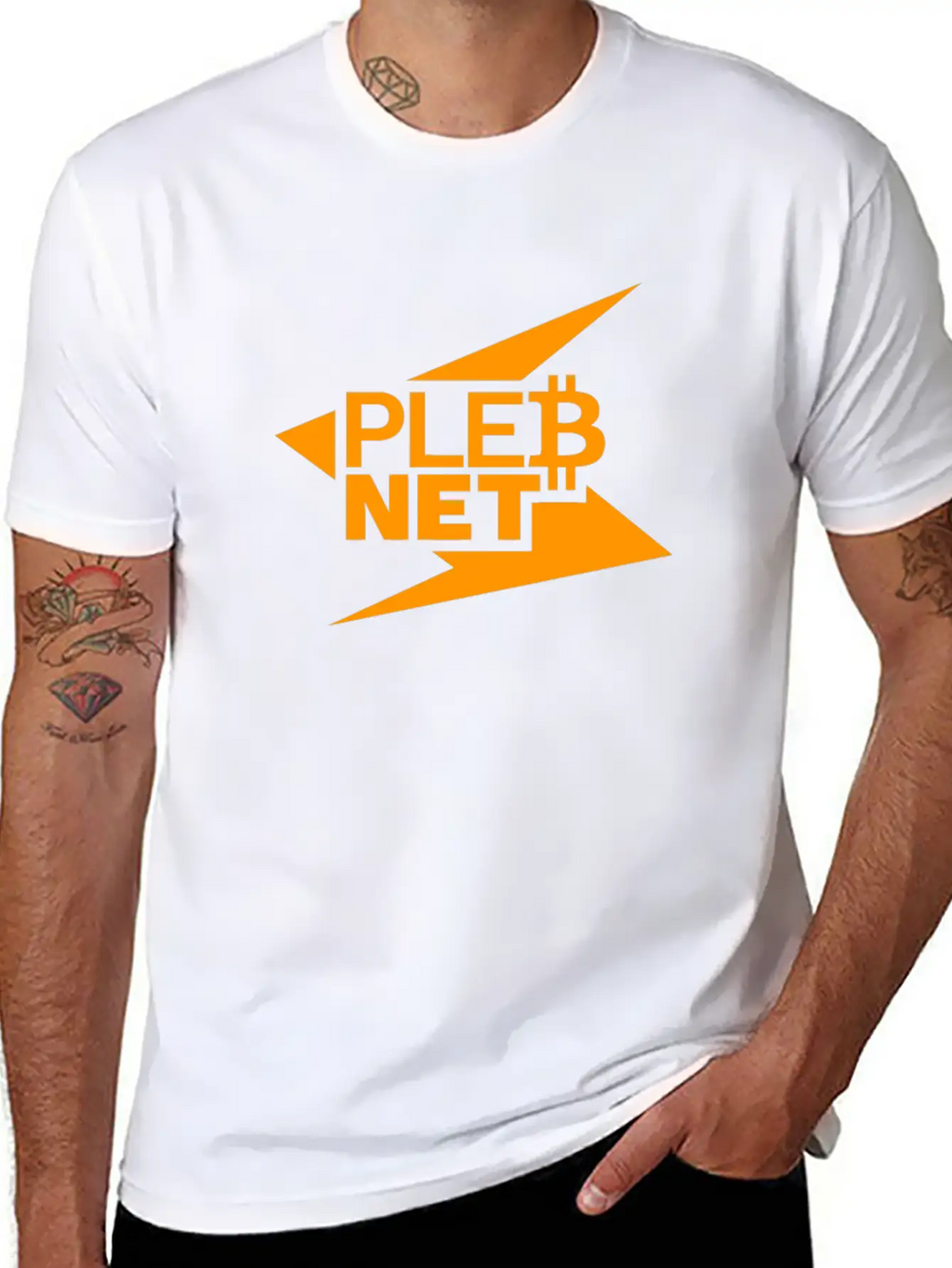 PlebNet Logo From SBDesign Classic T Shirt Breathable Soft Cotton T-Shirt – Timeless Casual Look