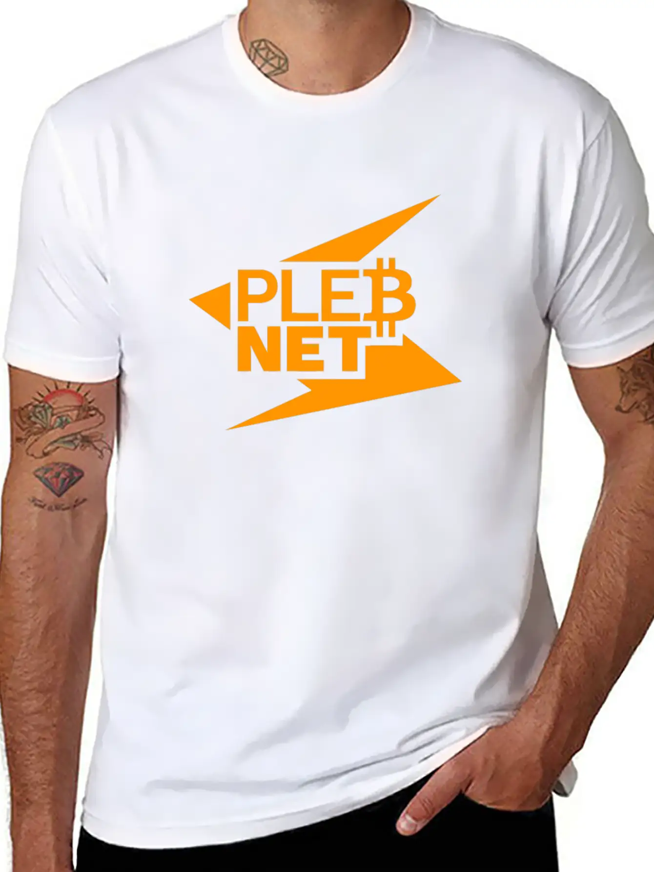 PlebNet Logo From SBDesign Classic T Shirt Breathable Soft Cotton T-Shirt – Timeless Casual Look