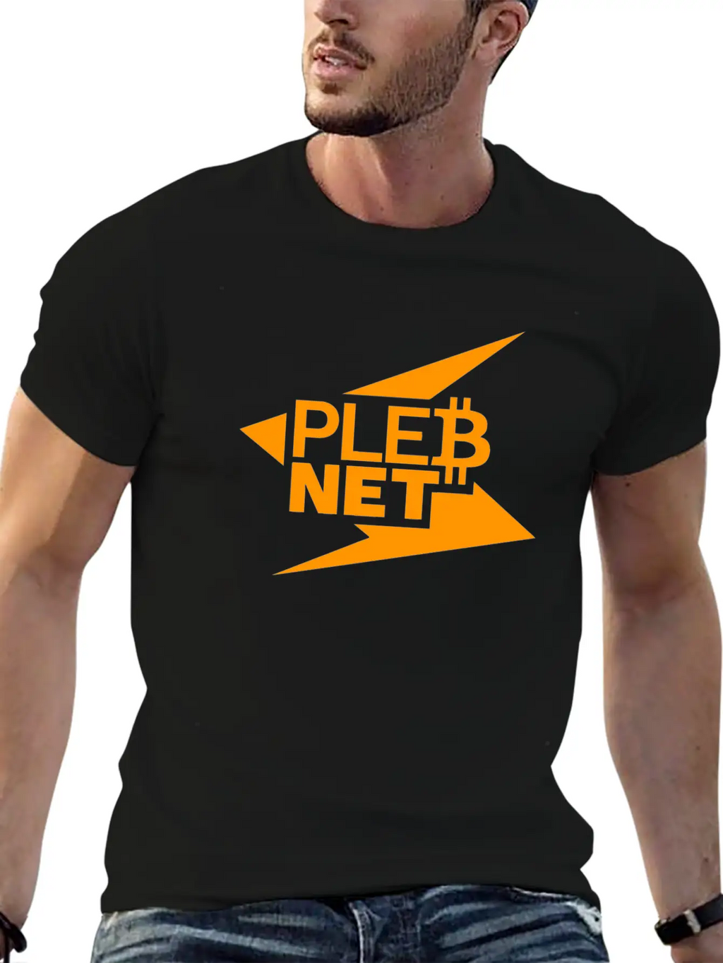 PlebNet Logo From SBDesign Classic T Shirt Breathable Soft Cotton T-Shirt – Timeless Casual Look