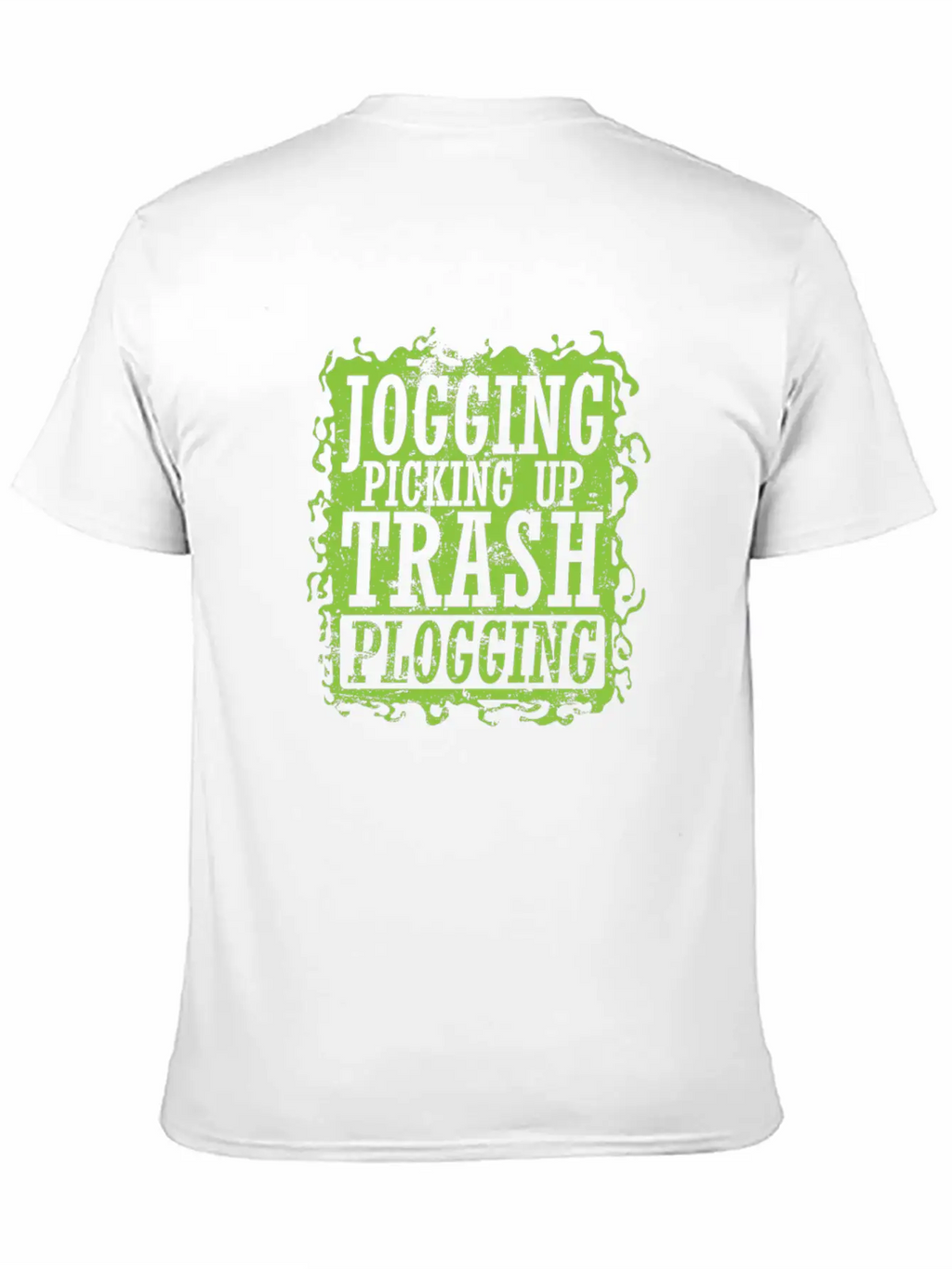 Plogging Jogging Picking Up Trash Casual Graphic T-Shirt – Simple And Comfortable Daily Wear