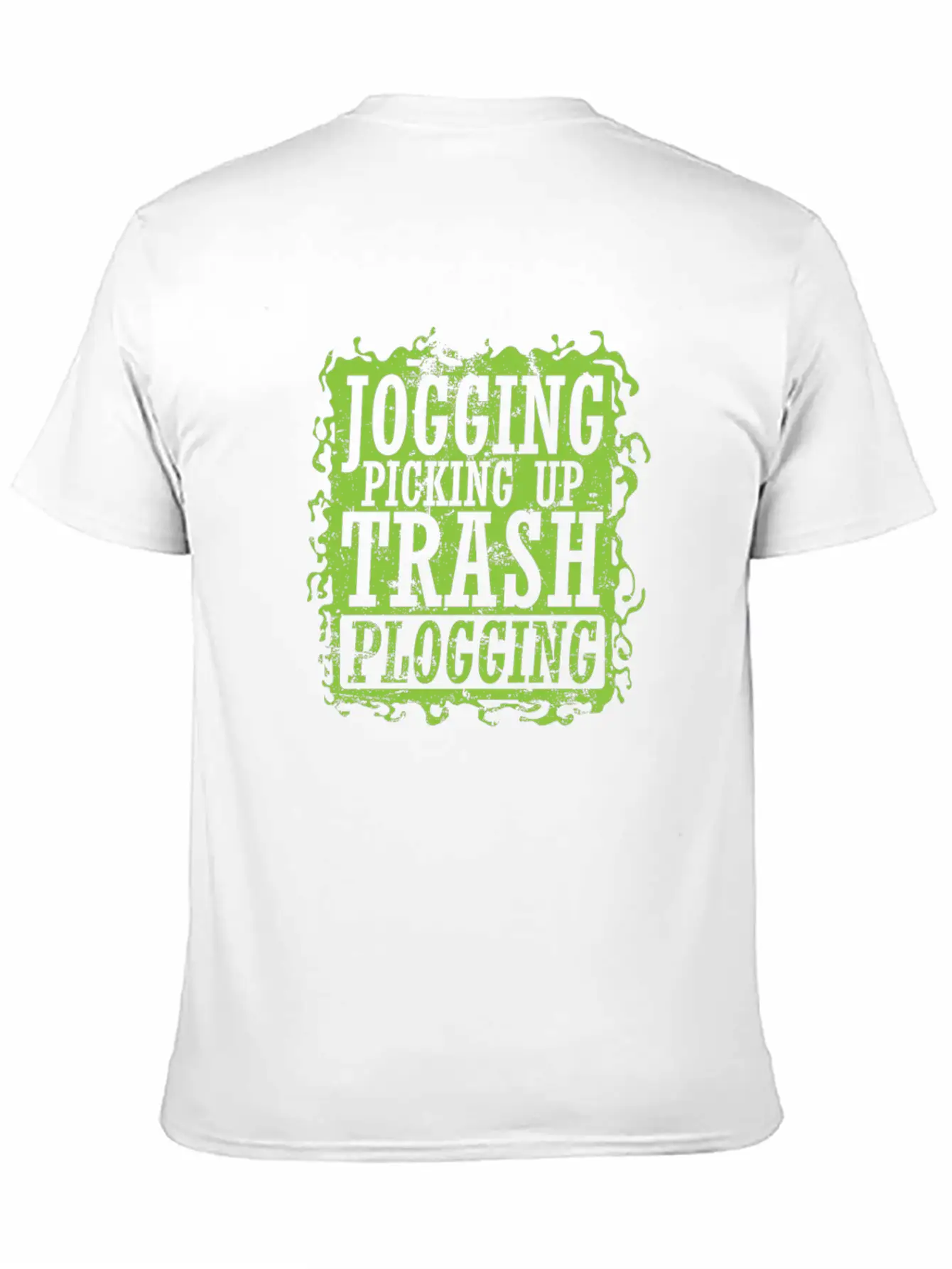 Plogging Jogging Picking Up Trash Casual Graphic T-Shirt – Simple And Comfortable Daily Wear