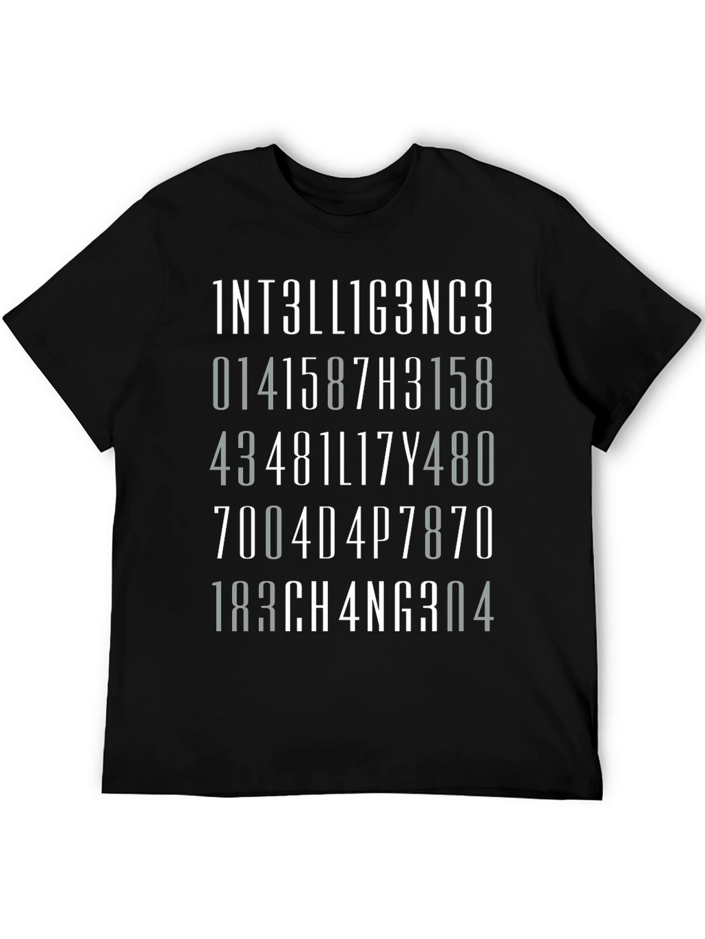 Intelligence Algorithm T-Shirt - Brainy Design Tee