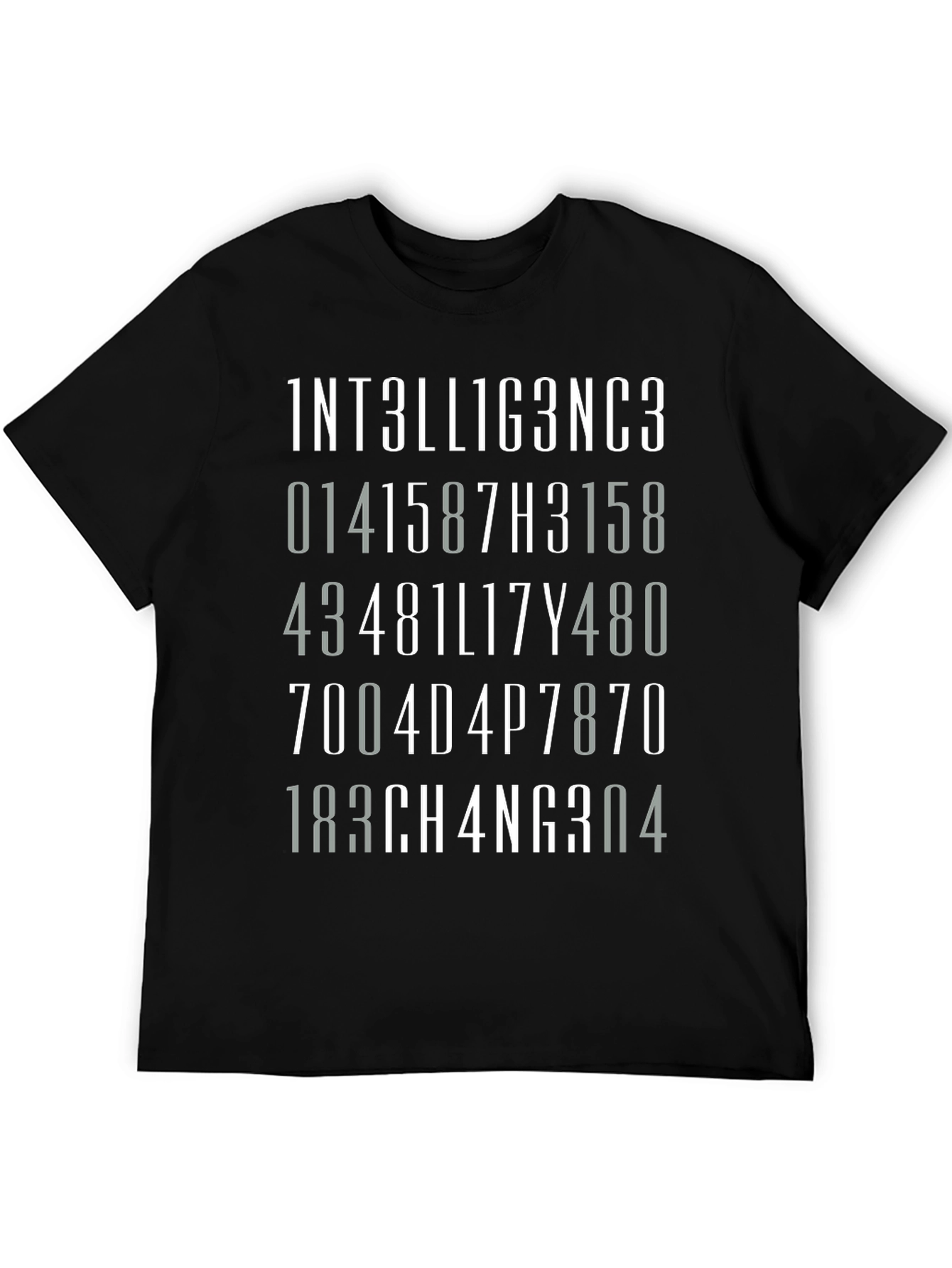 Intelligence Algorithm T-Shirt - Brainy Design Tee
