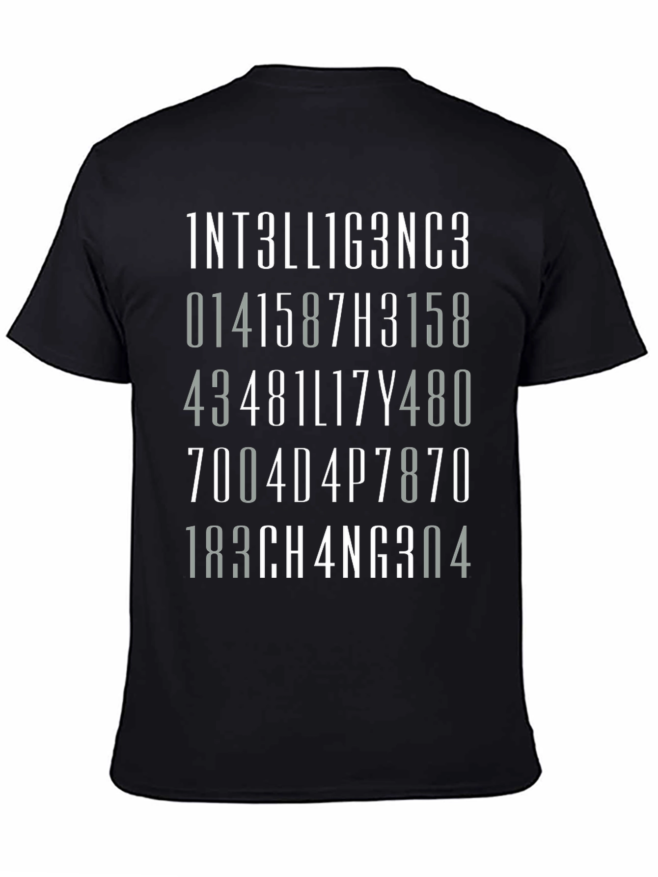 Intelligence Algorithm T-Shirt - Brainy Design Tee