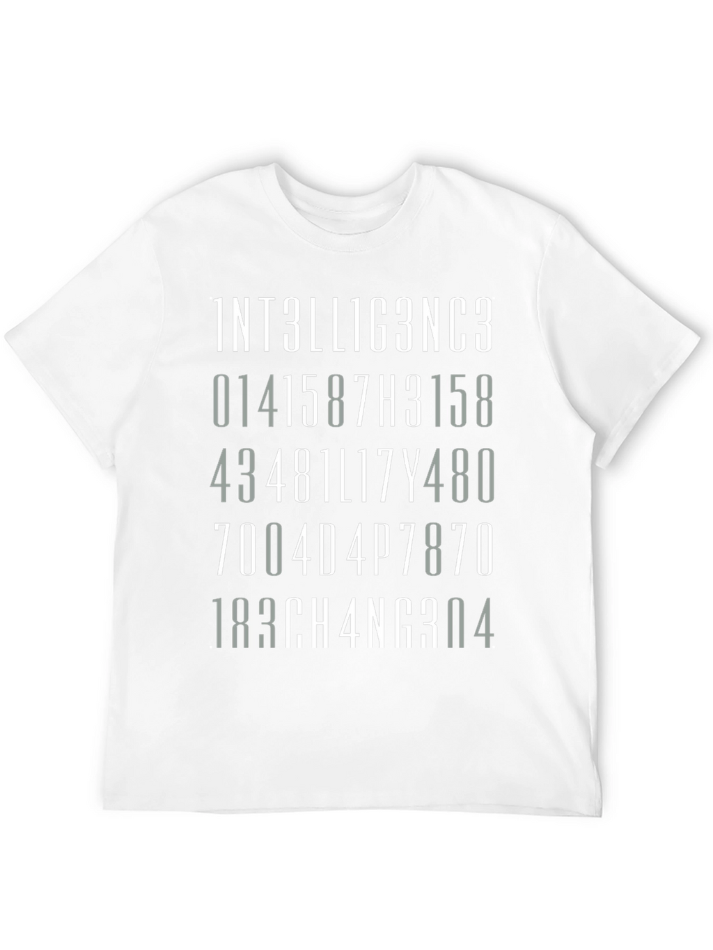Intelligence Algorithm T-Shirt - Brainy Design Tee