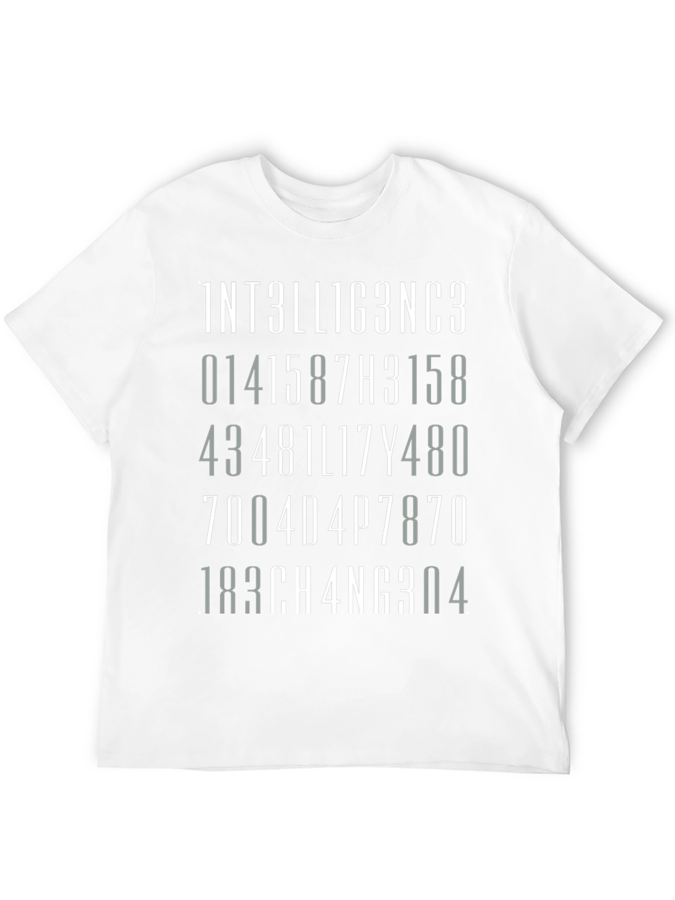 Intelligence Algorithm T-Shirt - Brainy Design Tee
