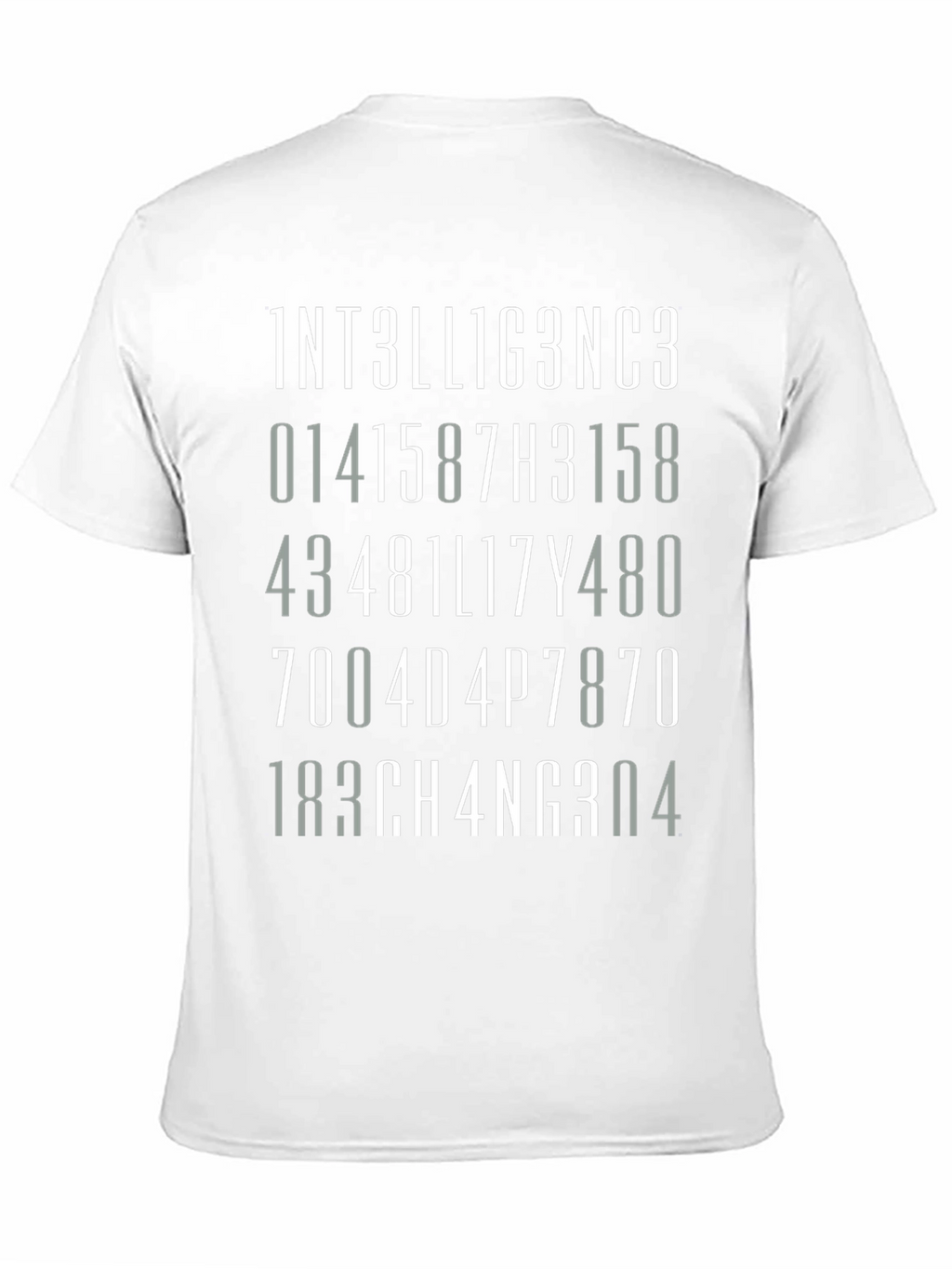 Intelligence Algorithm T-Shirt - Brainy Design Tee