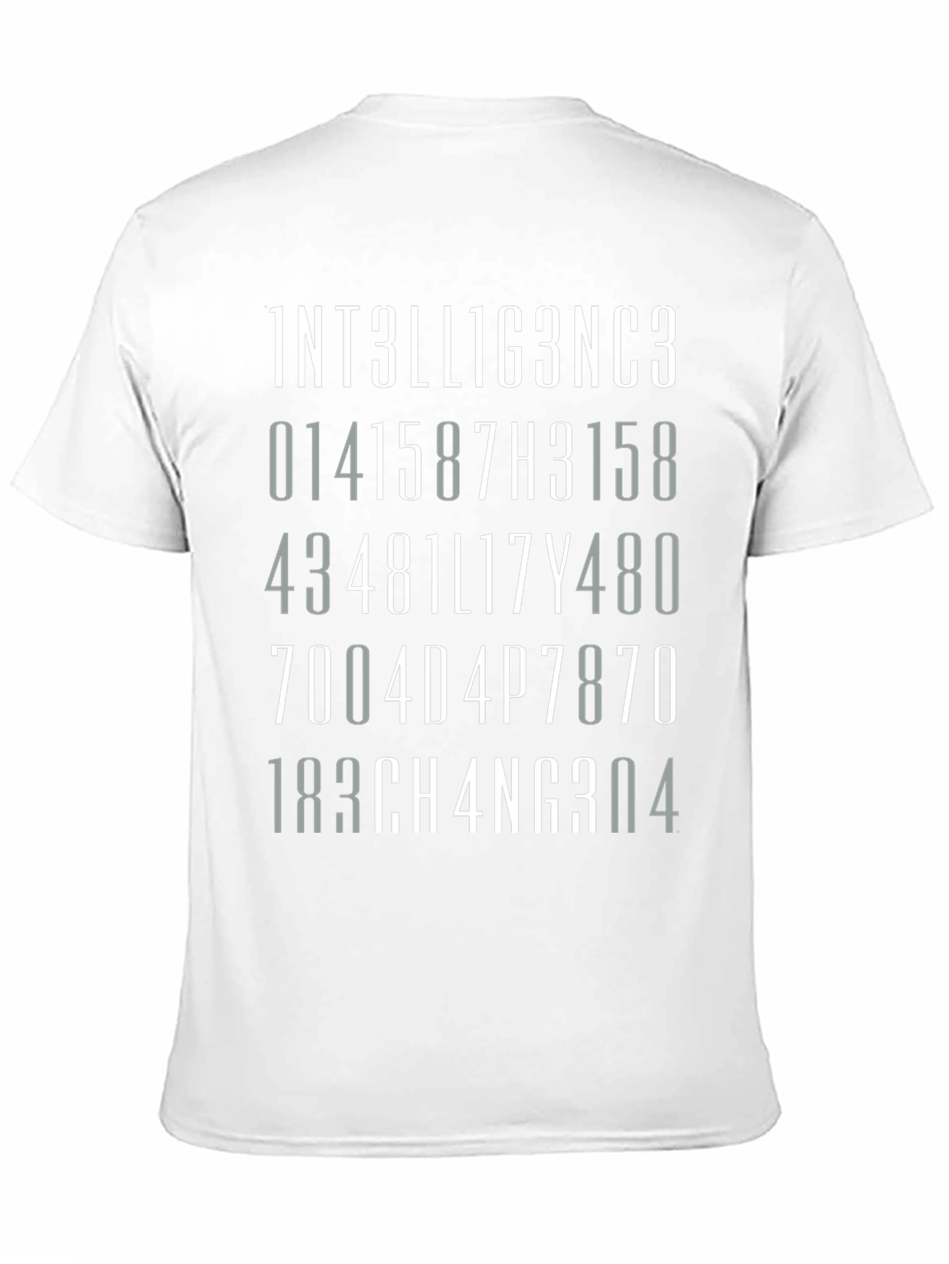 Intelligence Algorithm T-Shirt - Brainy Design Tee