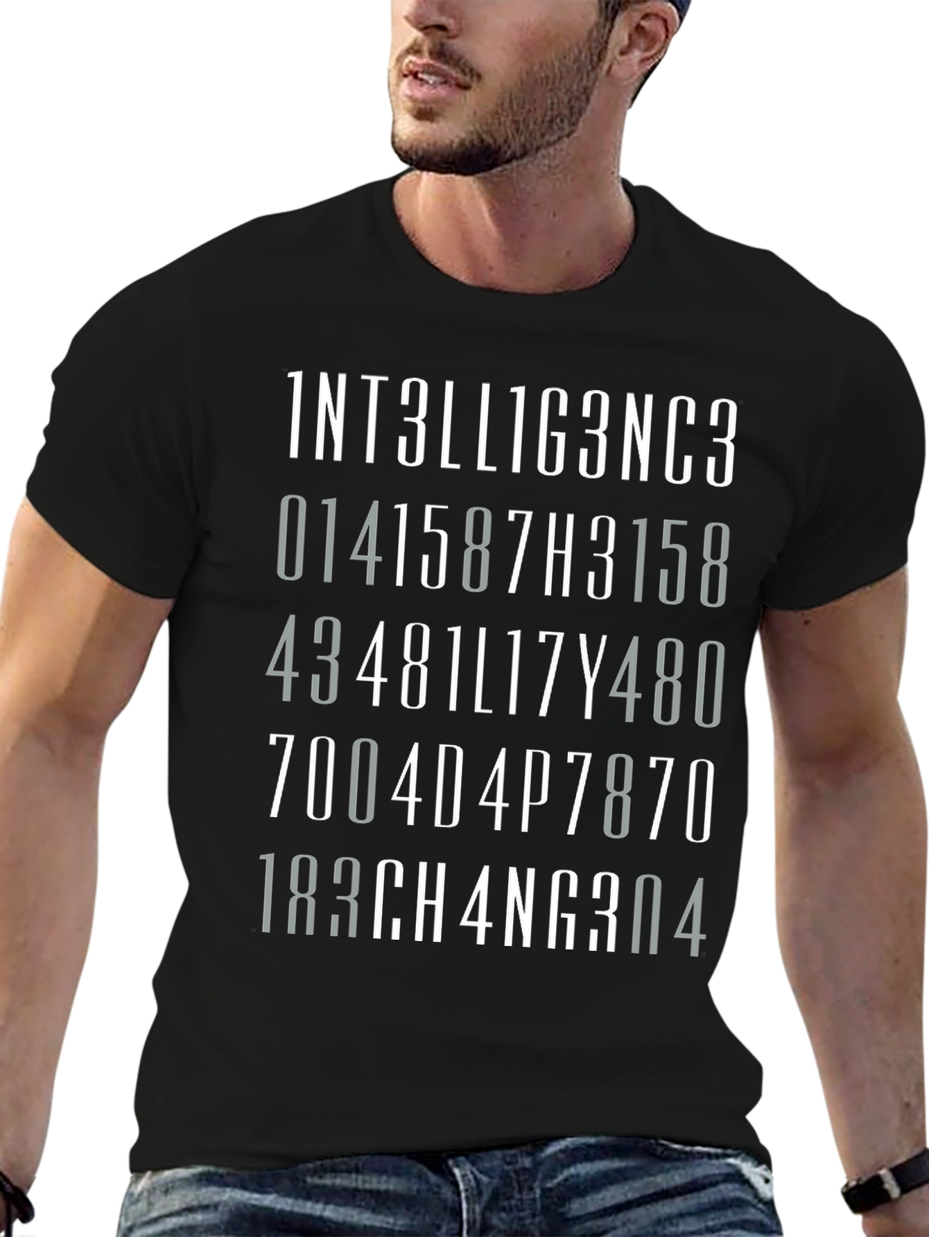 Intelligence Algorithm T-Shirt - Brainy Design Tee
