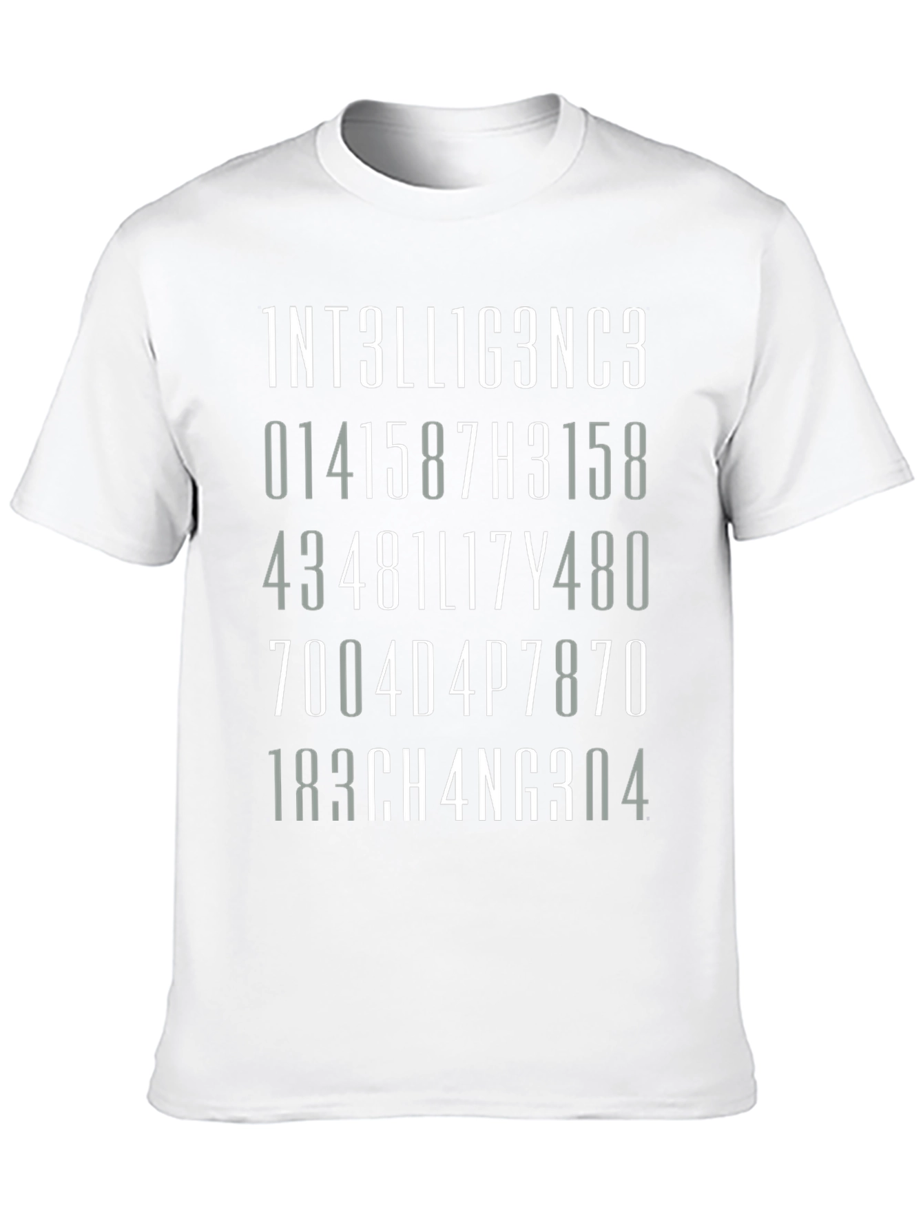 Intelligence Algorithm T-Shirt - Brainy Design Tee