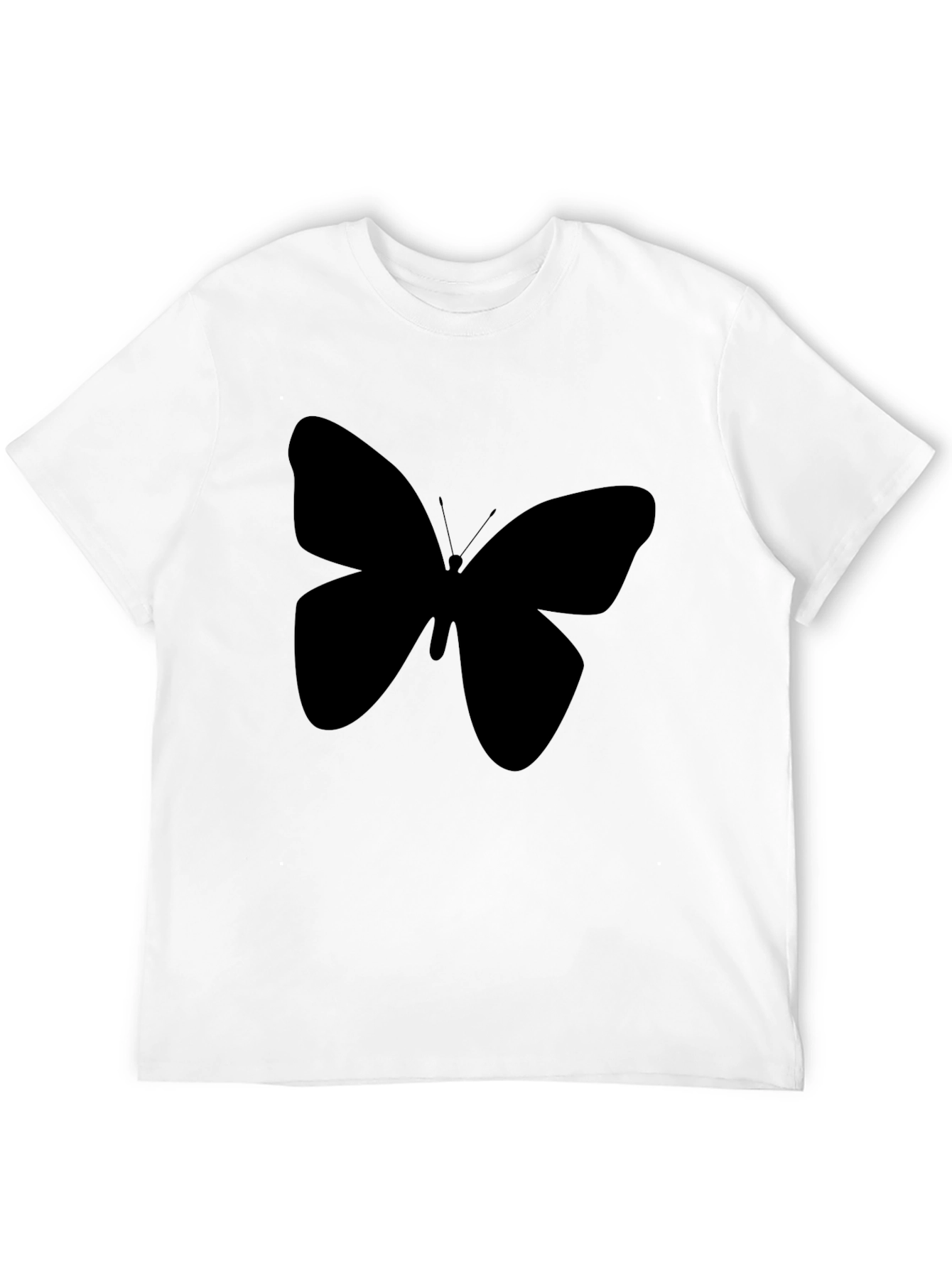 Black Butterfly Graphic Tee - Stylish Unisex T-Shirt