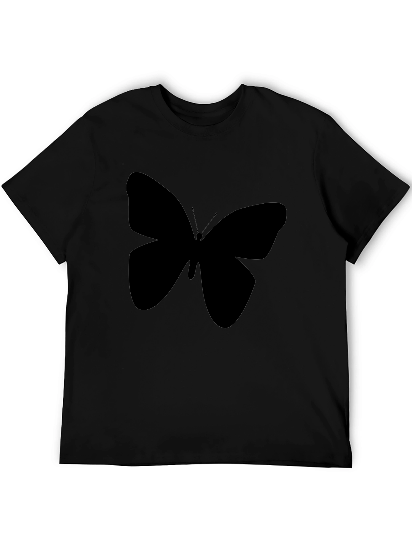 Black Butterfly Graphic Tee - Stylish Unisex T-Shirt