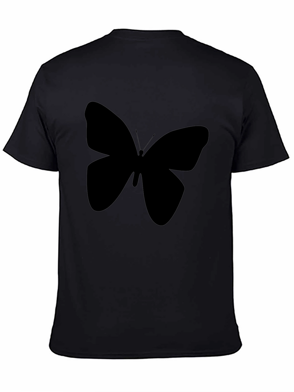 Black Butterfly Graphic Tee - Stylish Unisex T-Shirt