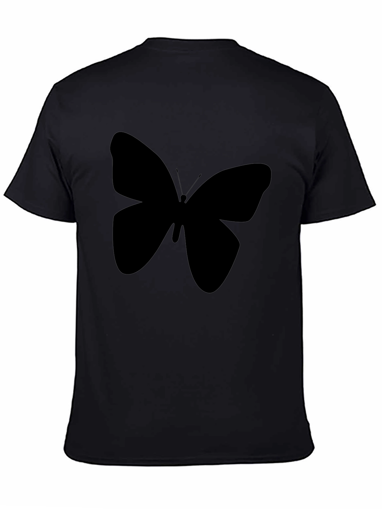 Black Butterfly Graphic Tee - Stylish Unisex T-Shirt