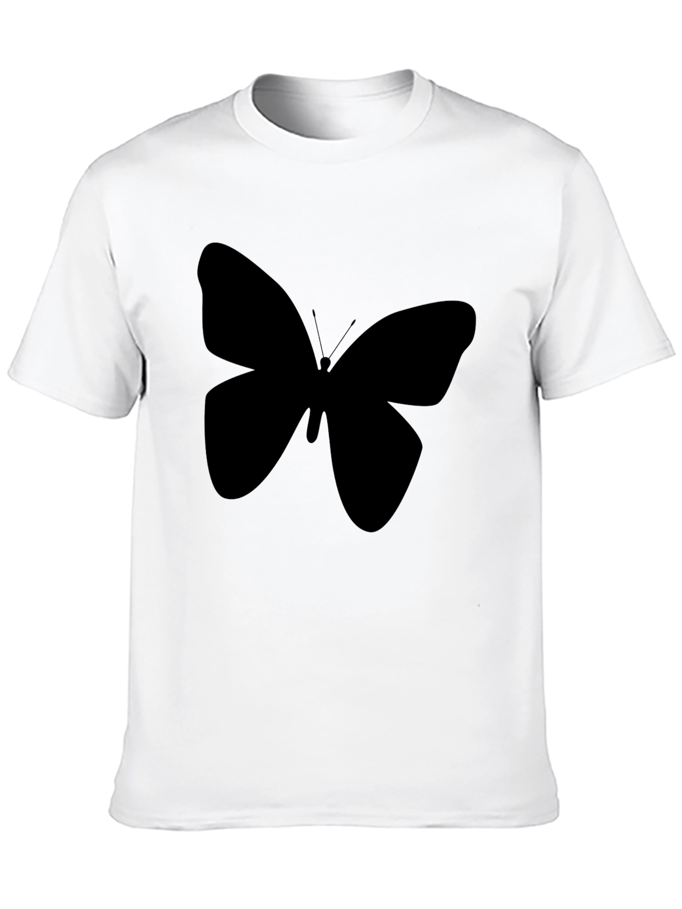 Black Butterfly Graphic Tee - Stylish Unisex T-Shirt