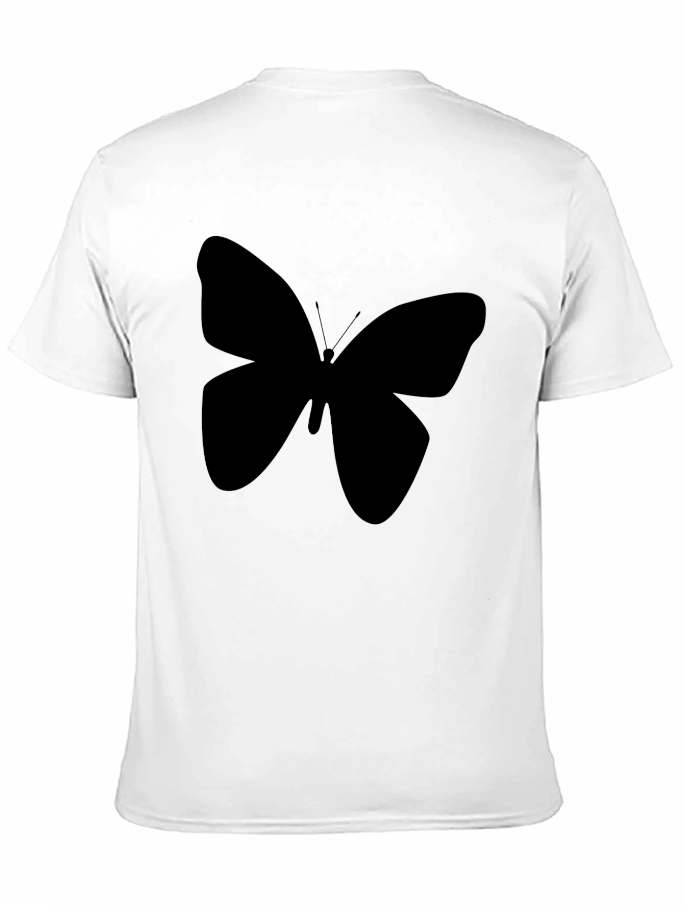 Black Butterfly Graphic Tee - Stylish Unisex T-Shirt