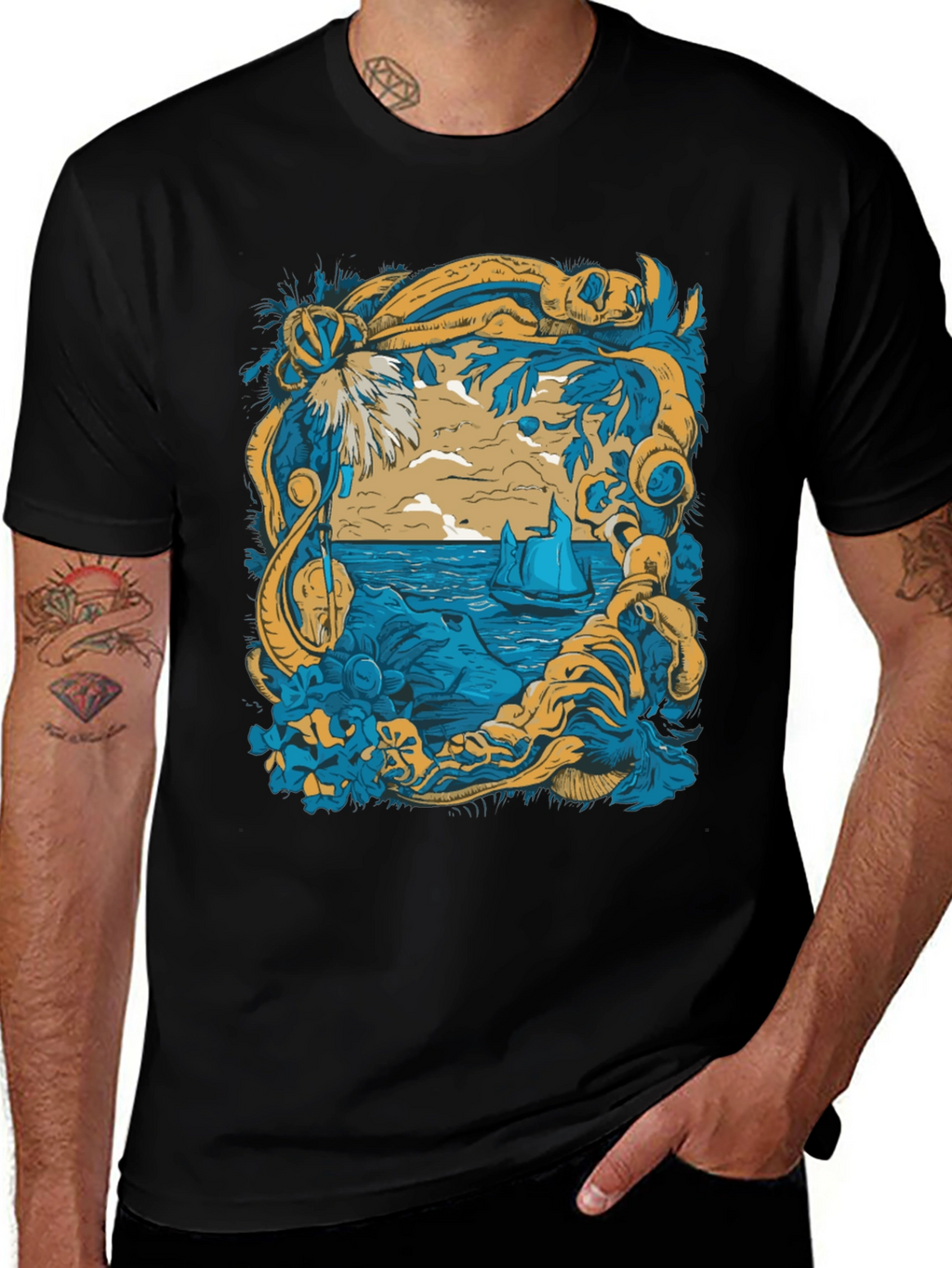 Ocean Adventure Graphic T-Shirt