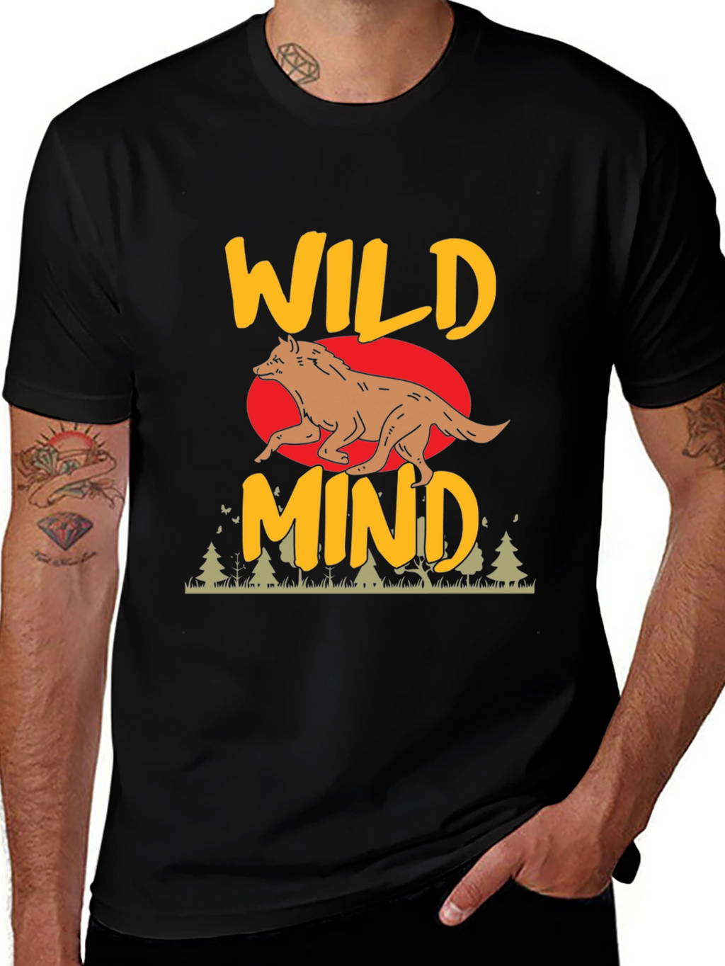 Wild Mind Wolf Graphic Tee