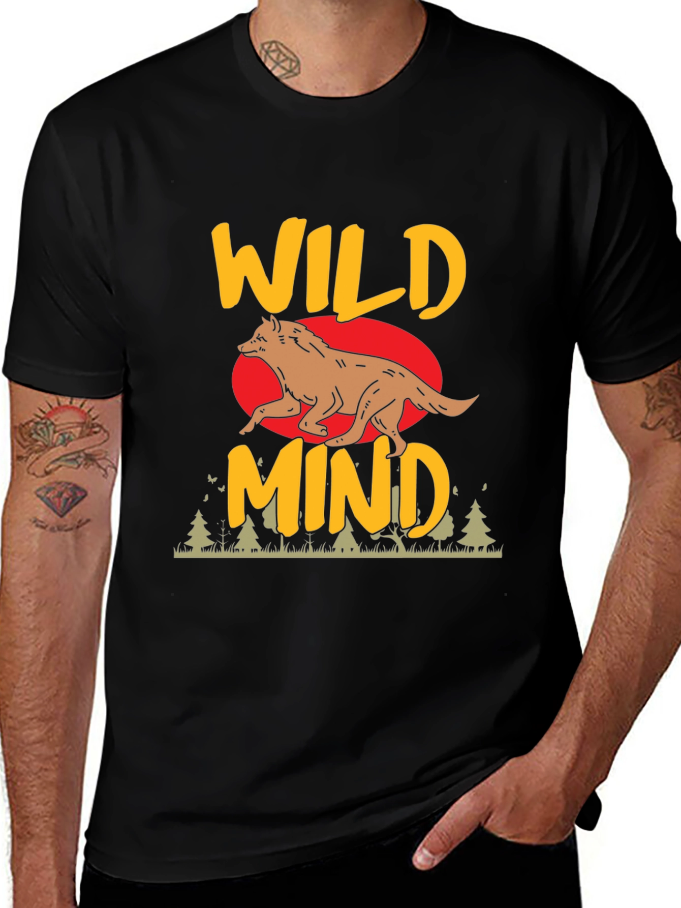 Wild Mind Wolf Graphic Tee