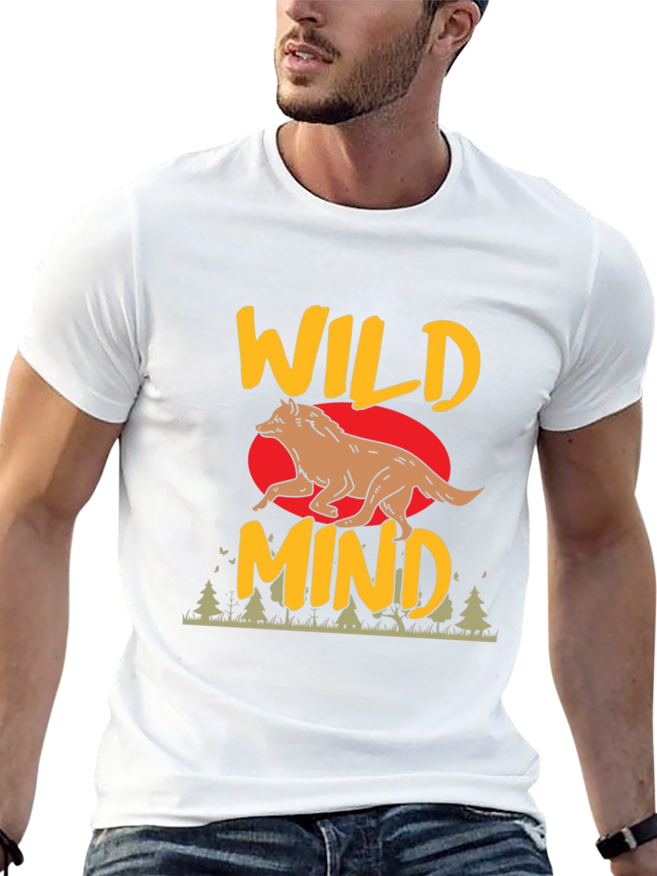 Wild Mind Wolf Graphic Tee