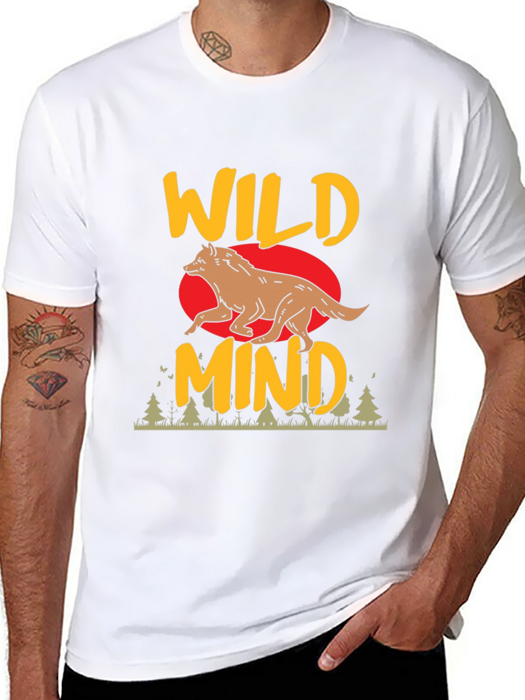 Wild Mind Wolf Graphic Tee