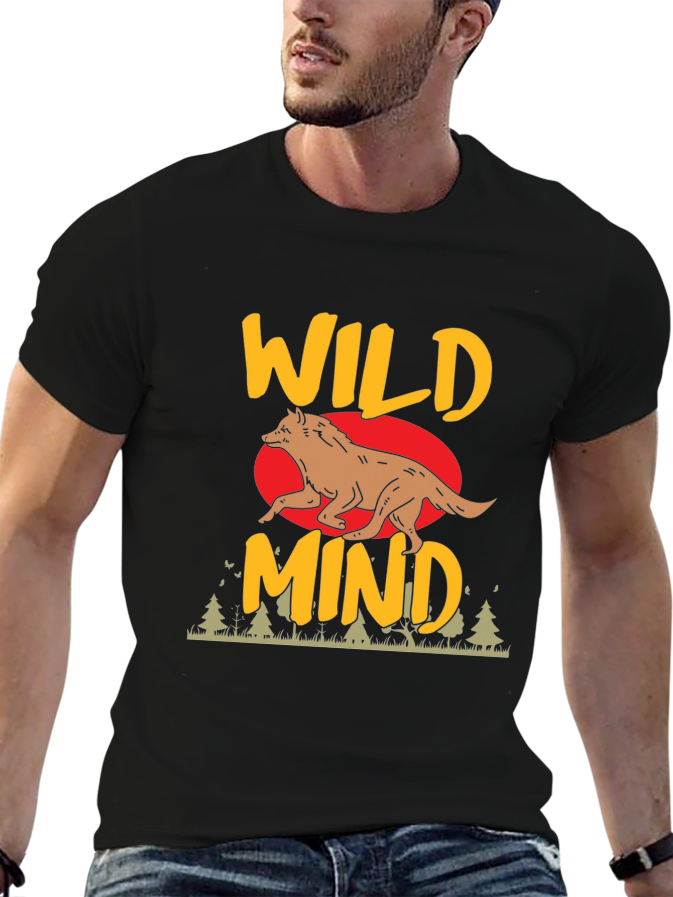 Wild Mind Wolf Graphic Tee