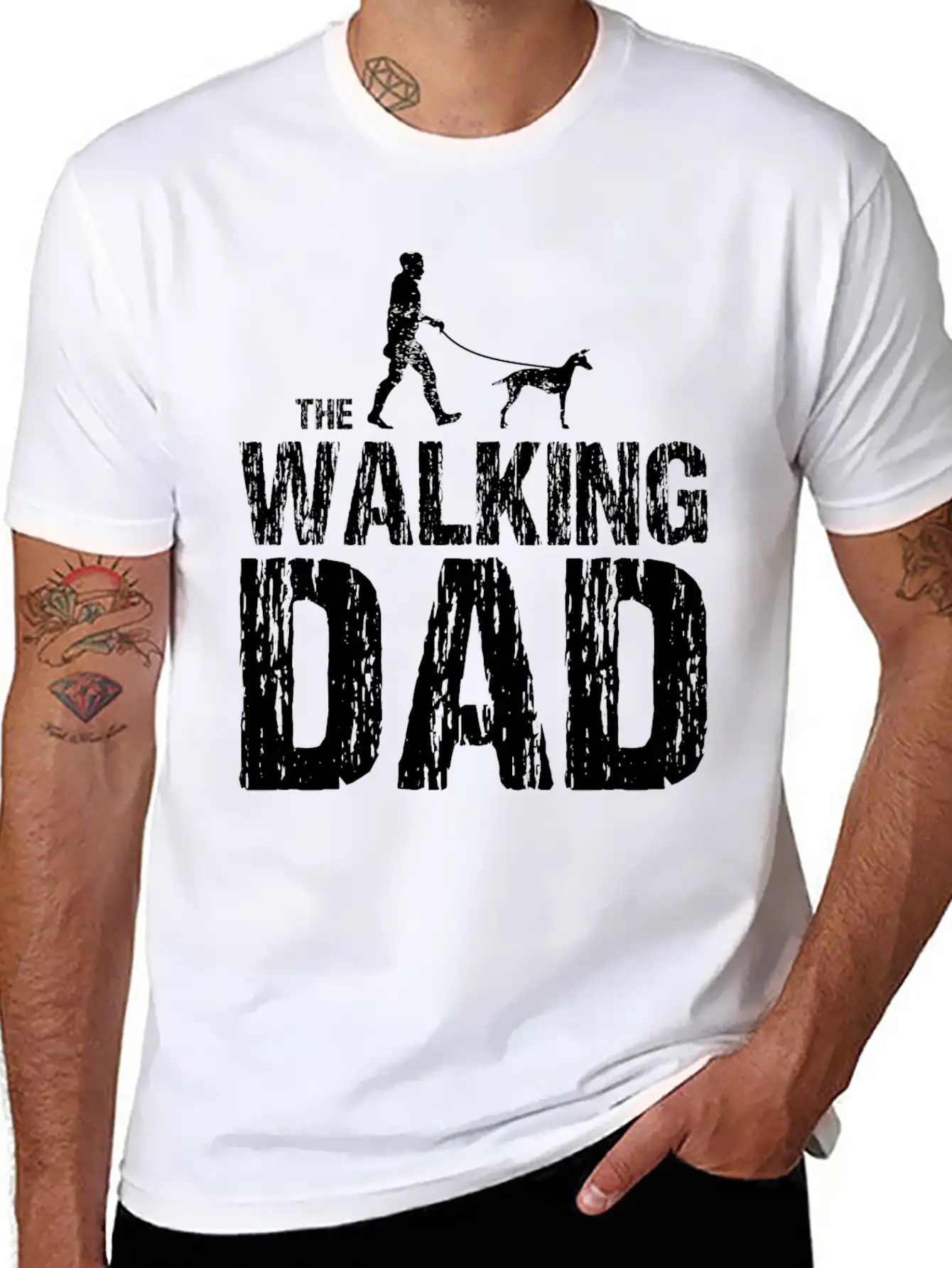 Podenco Canario The Walking Dad For Dog Owner Unisex Casual T-Shirt – Clean Design For Daily Comfort
