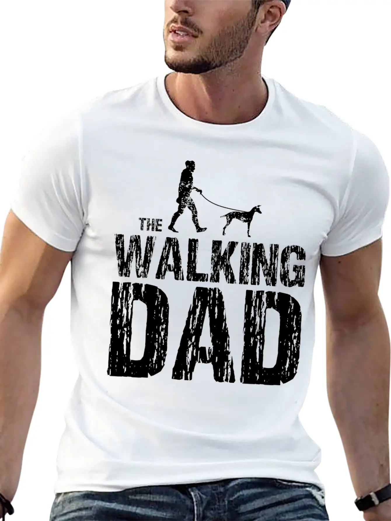 Podenco Canario The Walking Dad For Dog Owner Unisex Casual T-Shirt – Clean Design For Daily Comfort