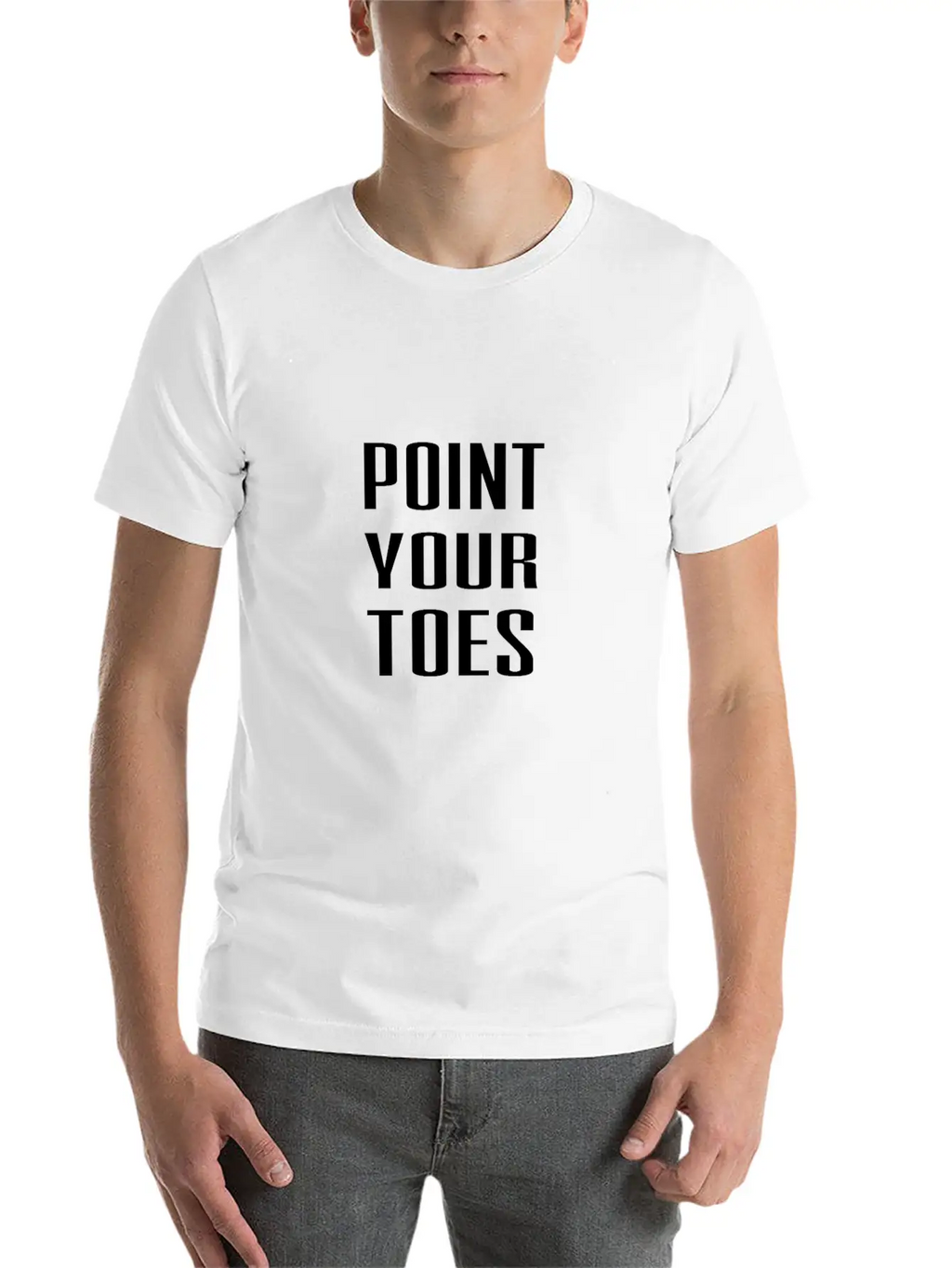 Point Your Toes T Shirt Unisex Short Sleeve Soft Cotton T-Shirt – Casual Everyday Wear