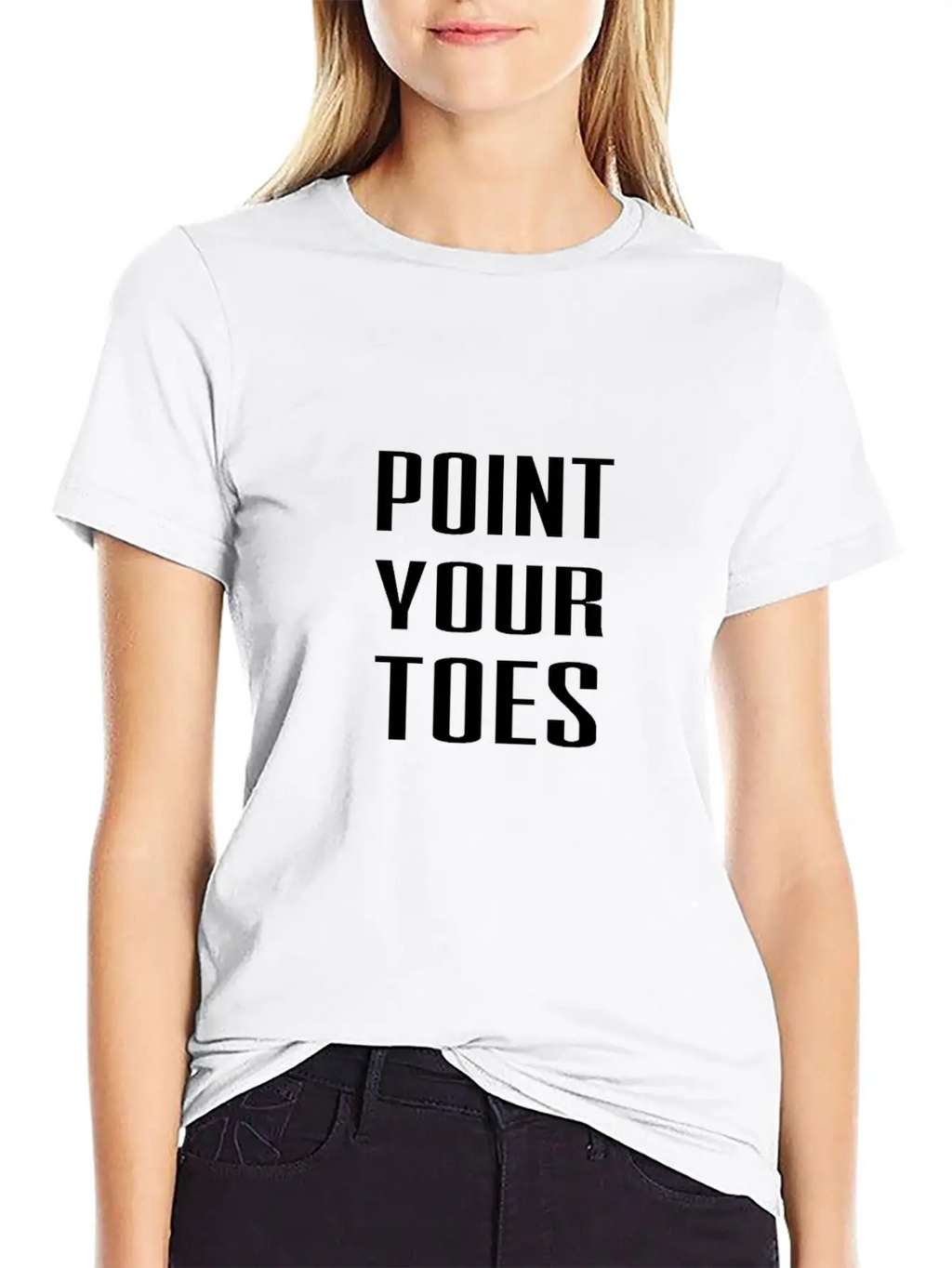 Point Your Toes T Shirt Unisex Short Sleeve Soft Cotton T-Shirt – Casual Everyday Wear