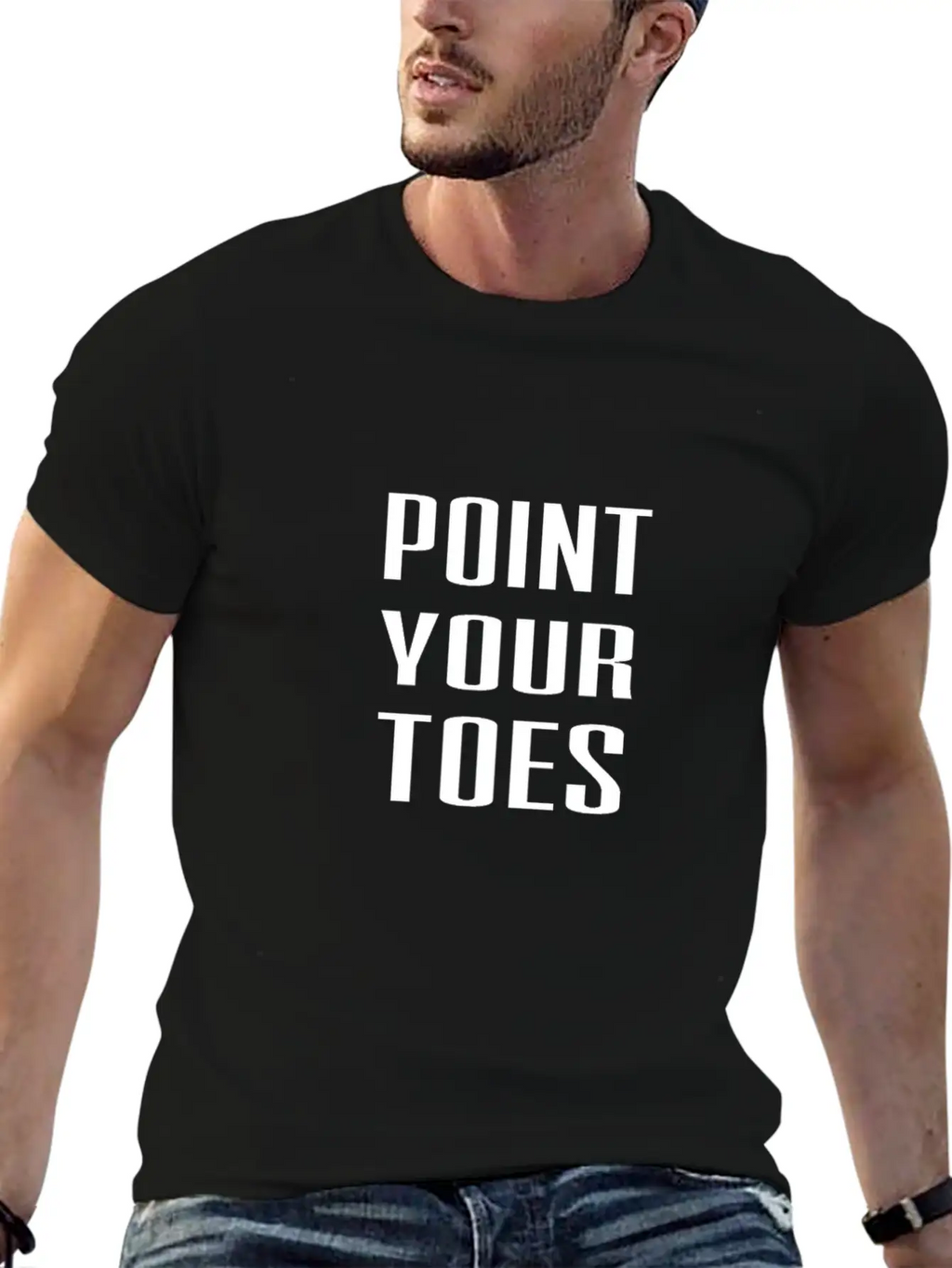 Point Your Toes T Shirt Unisex Short Sleeve Soft Cotton T-Shirt – Casual Everyday Wear