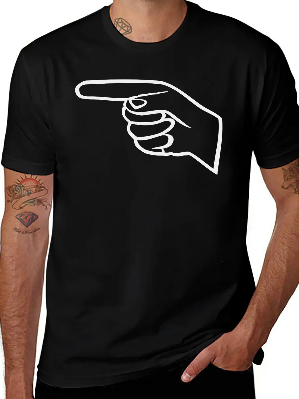 Pointer Unisex Casual T-Shirt – Clean Design For Daily Comfort