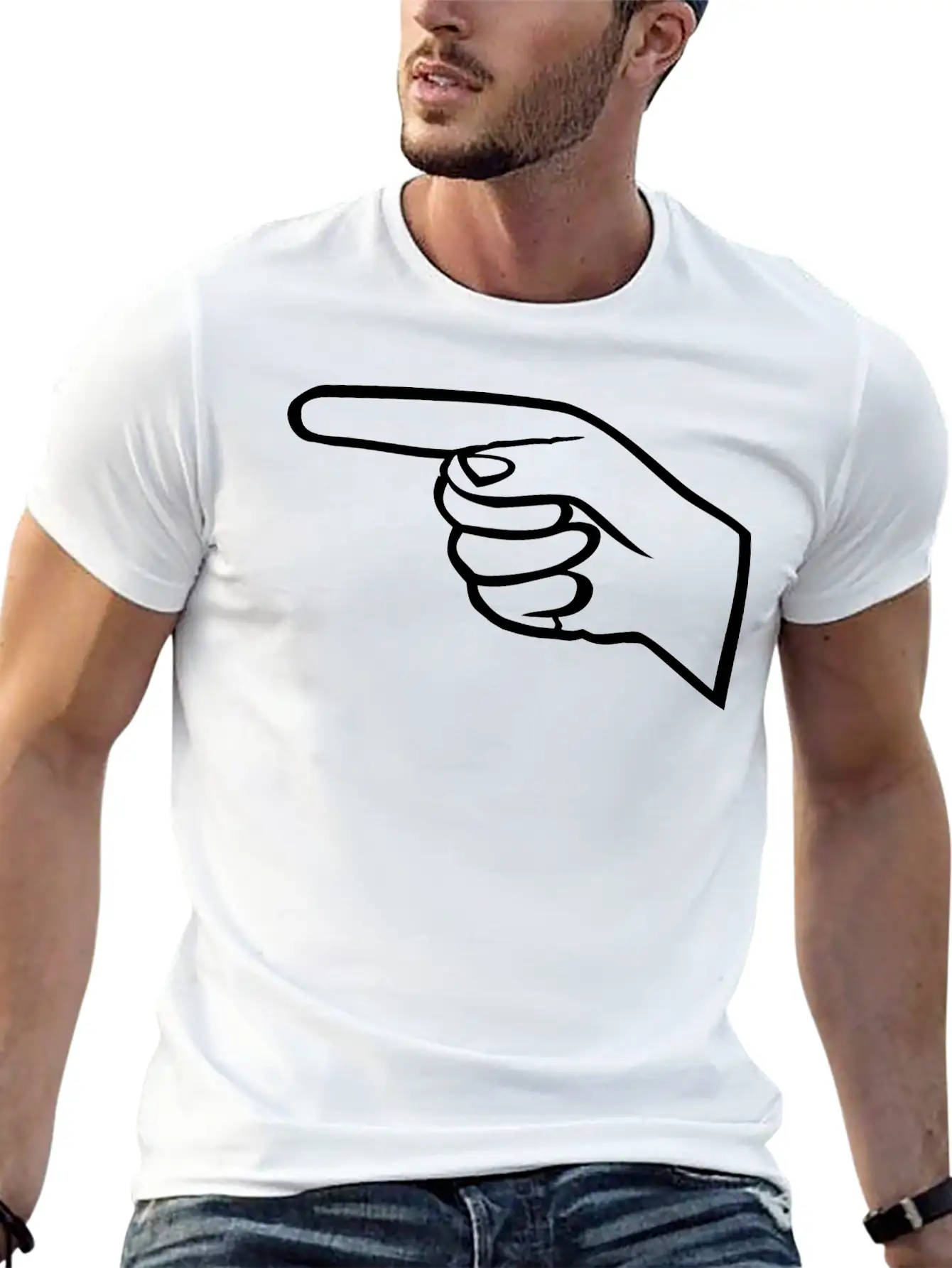 Pointer Unisex Casual T-Shirt – Clean Design For Daily Comfort